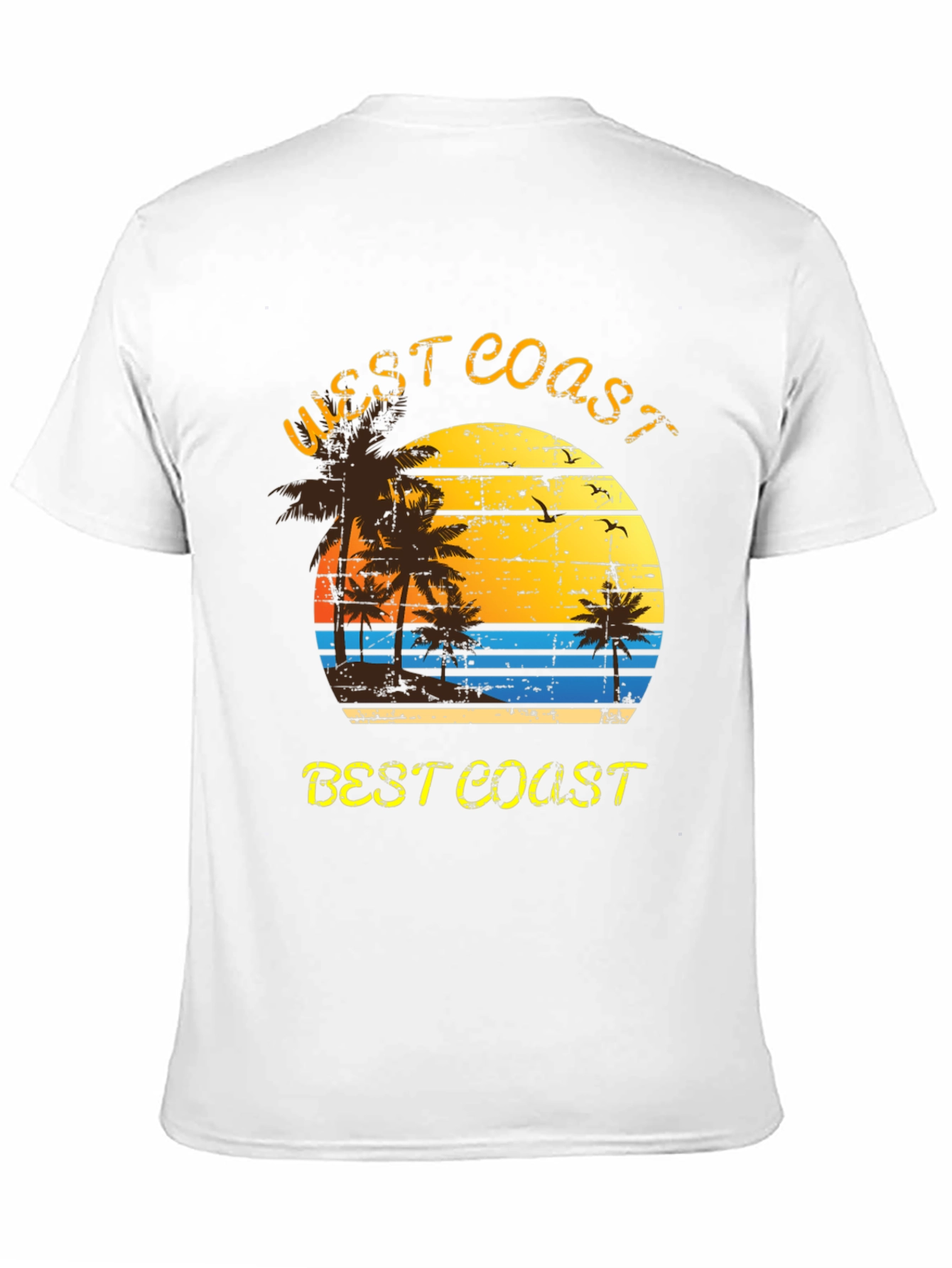Black West Coast Best Coast Graphic Tee view 11