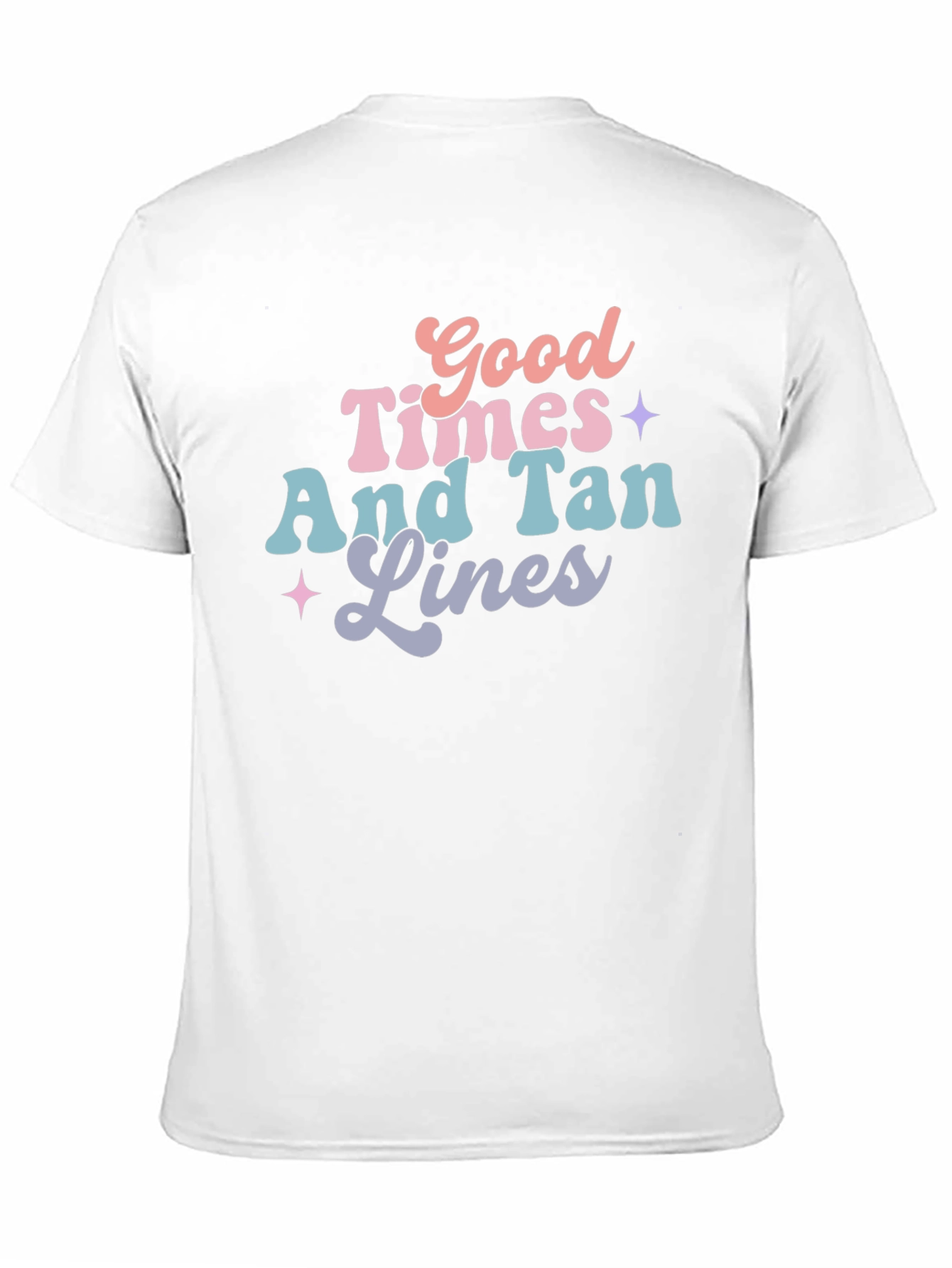 Black Good Times & Tan Lines Graphic Tee - Black view 11