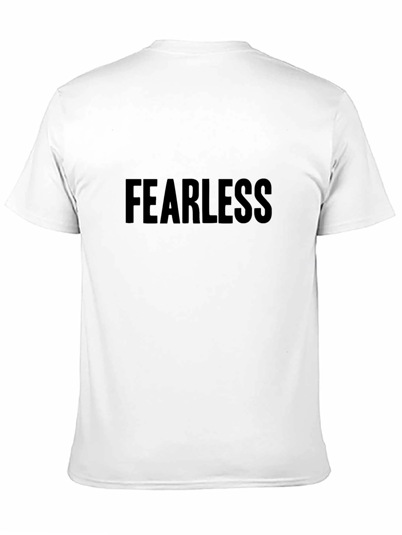 Black Fearless Black Graphic Tee - Casual Style view 11