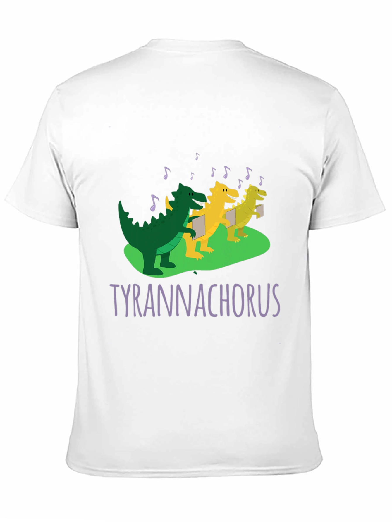 Black Tyrannachorus T-Shirt: Dinosaur Choir Tee view 11
