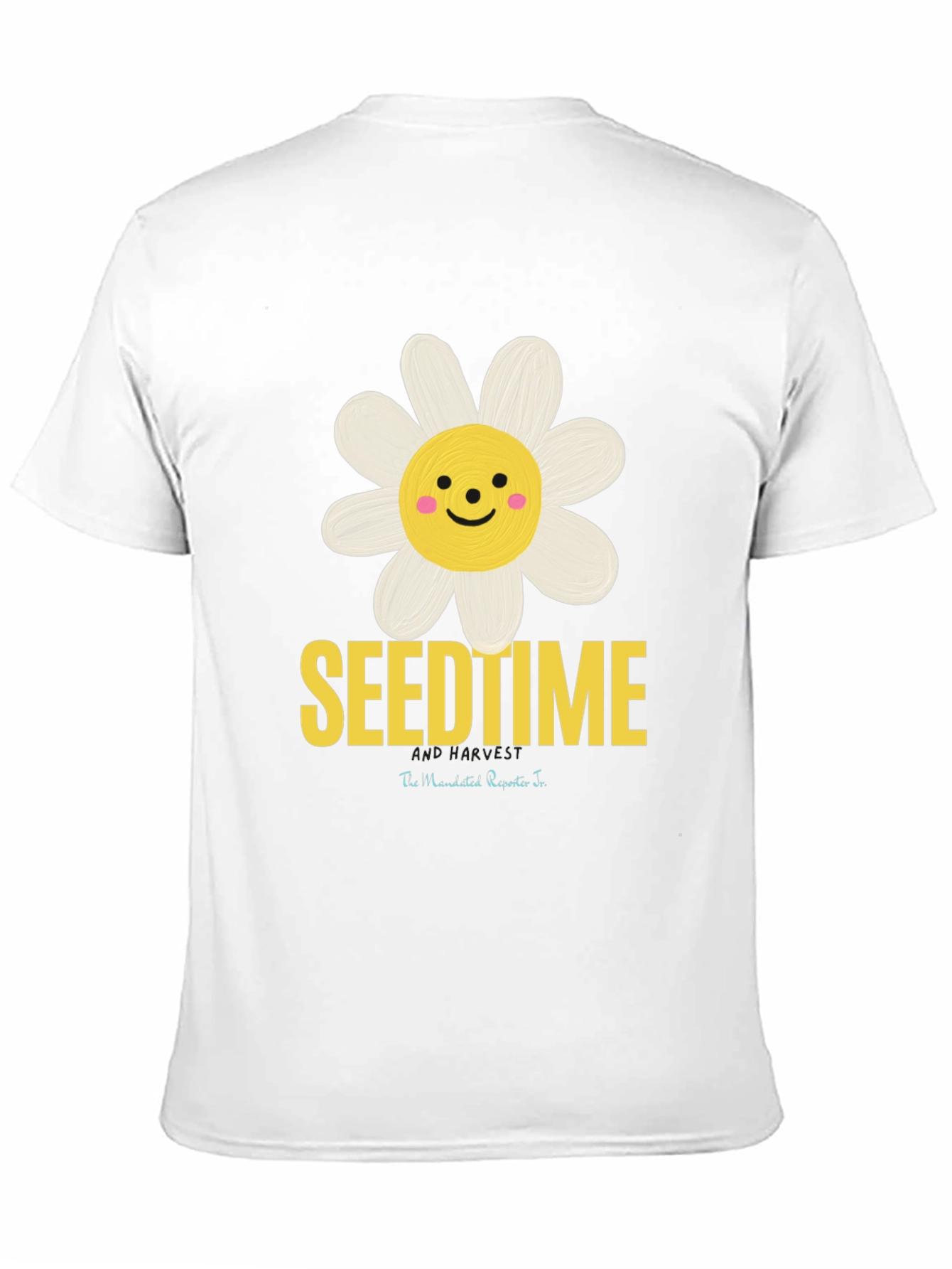 Black SeendTime Daisy Graphic T-Shirt, Black Cotton Blend view 11