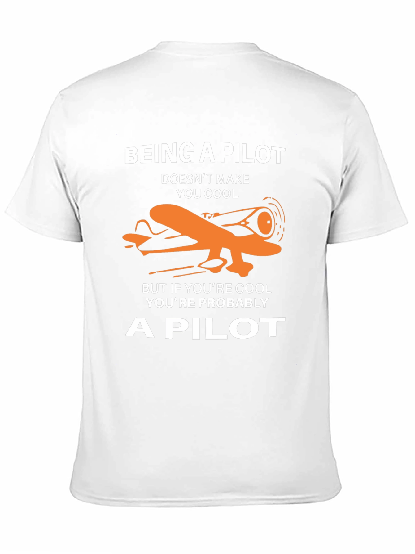 Black Cool Pilot T-Shirt - Pilot Humor Graphic Tee view 11