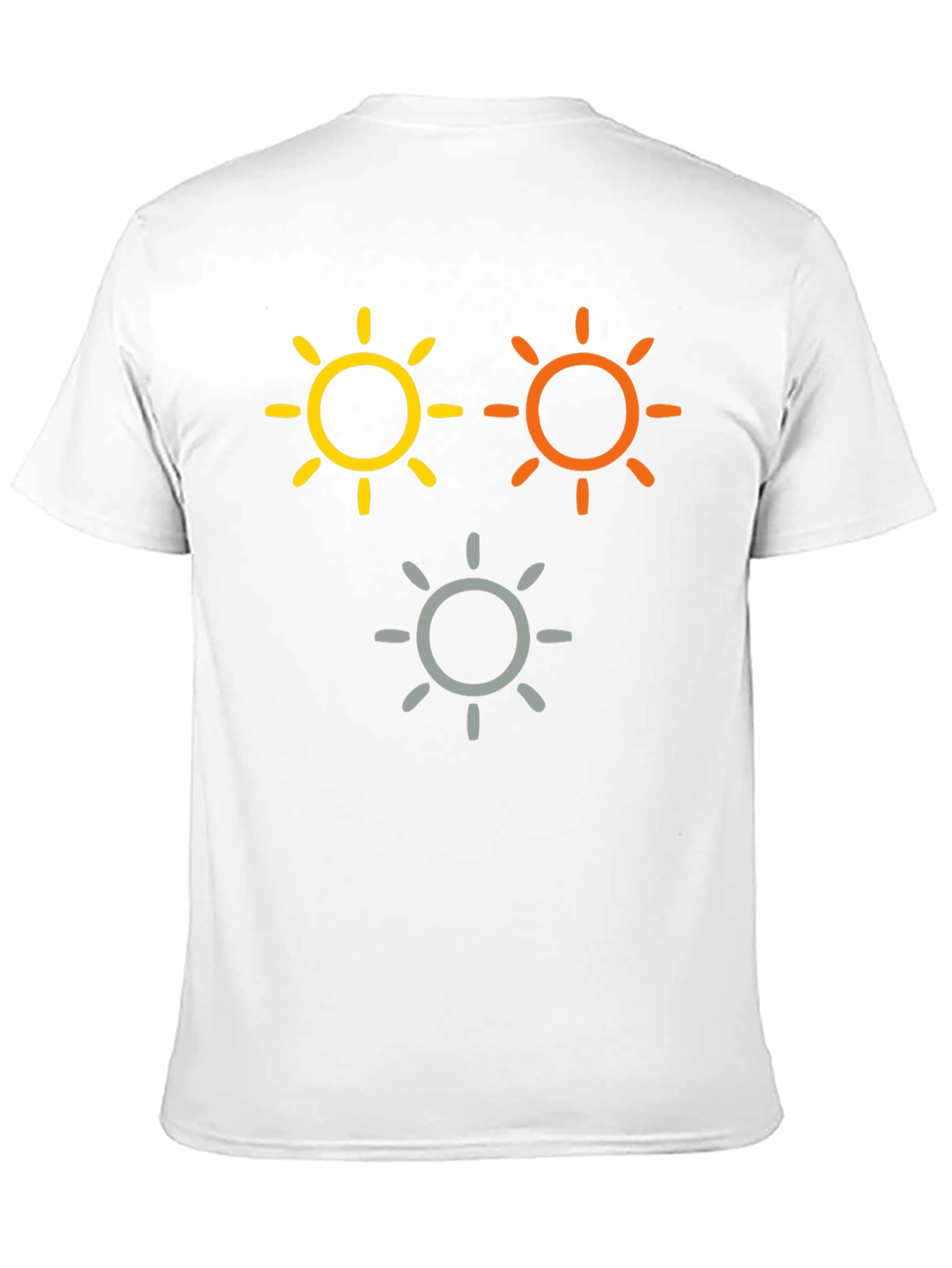 Black Sunny Mood Black Cotton Graphic Tee view 11