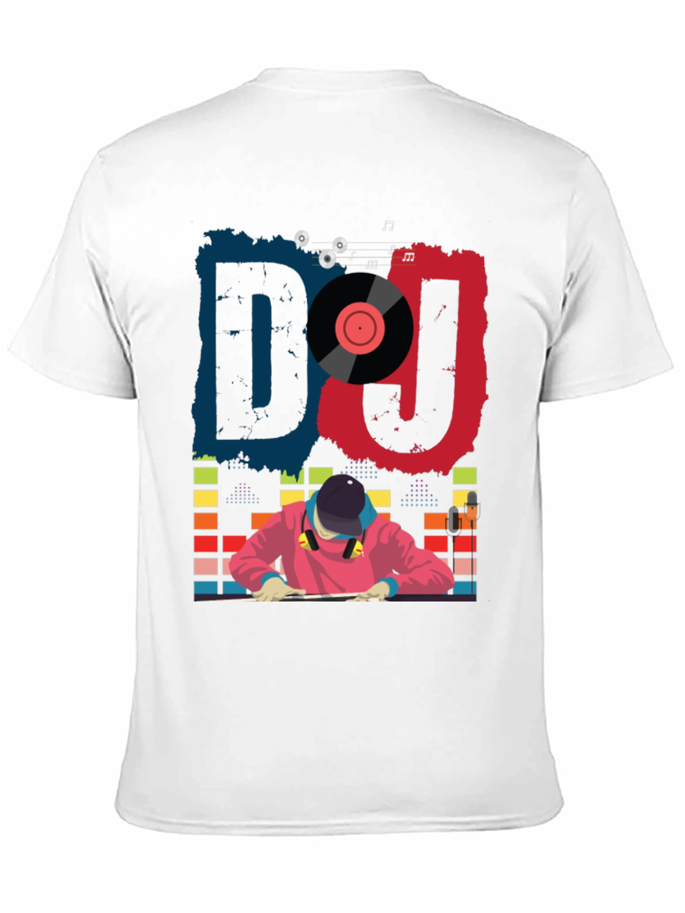 Black DJ Graphic Tee - Cool Music Lover T-Shirt view 11