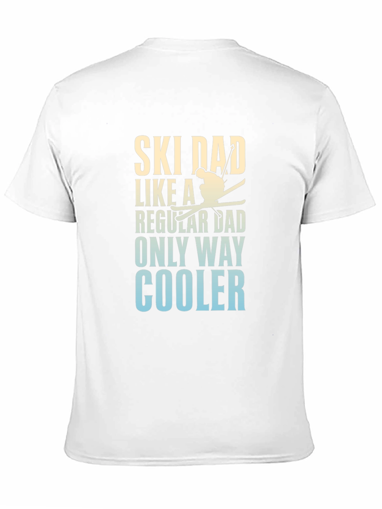 Black Ski Dad T-Shirt - Only Way Cooler view 11