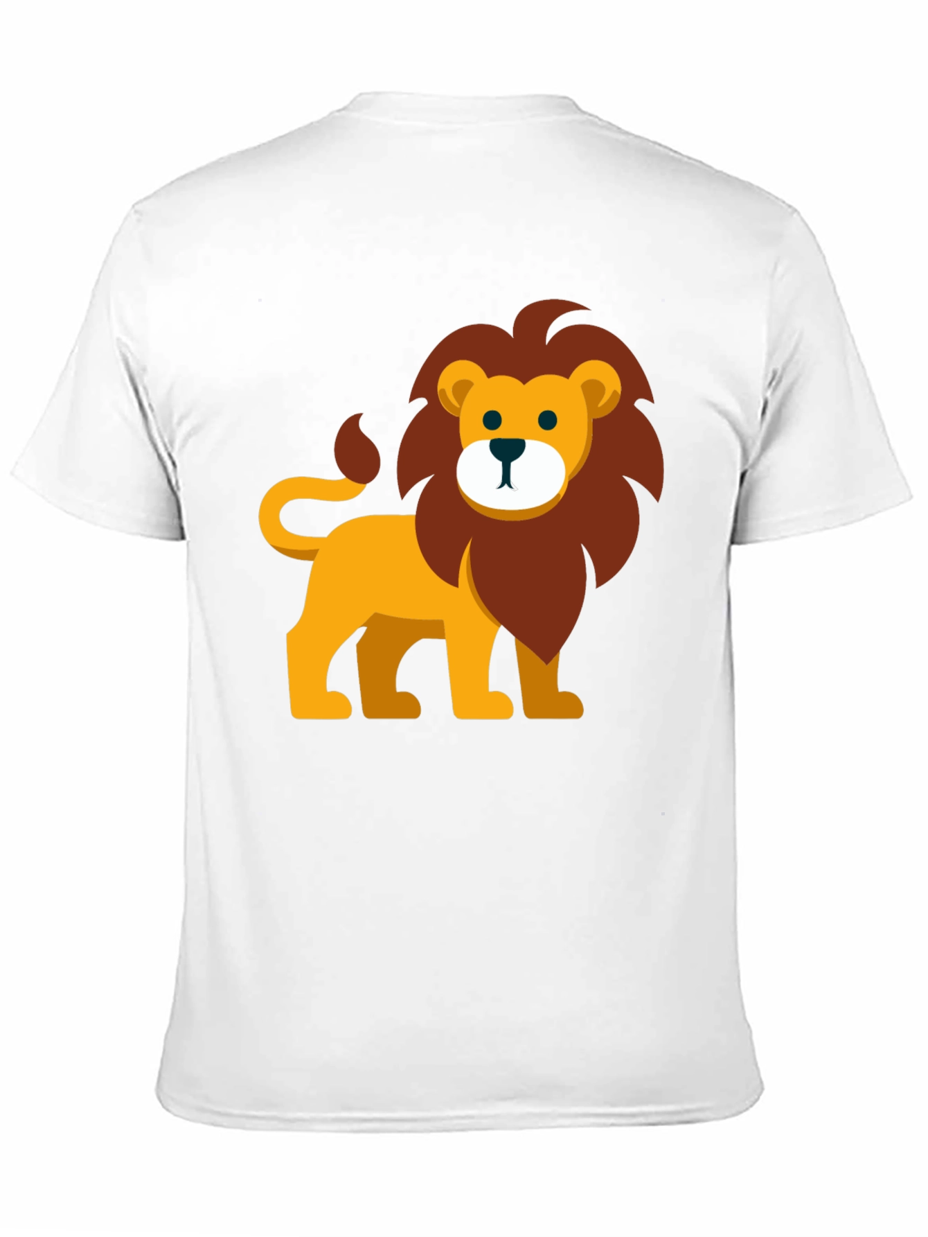 Black Lion Graphic Tee - Fun Animal Print view 11