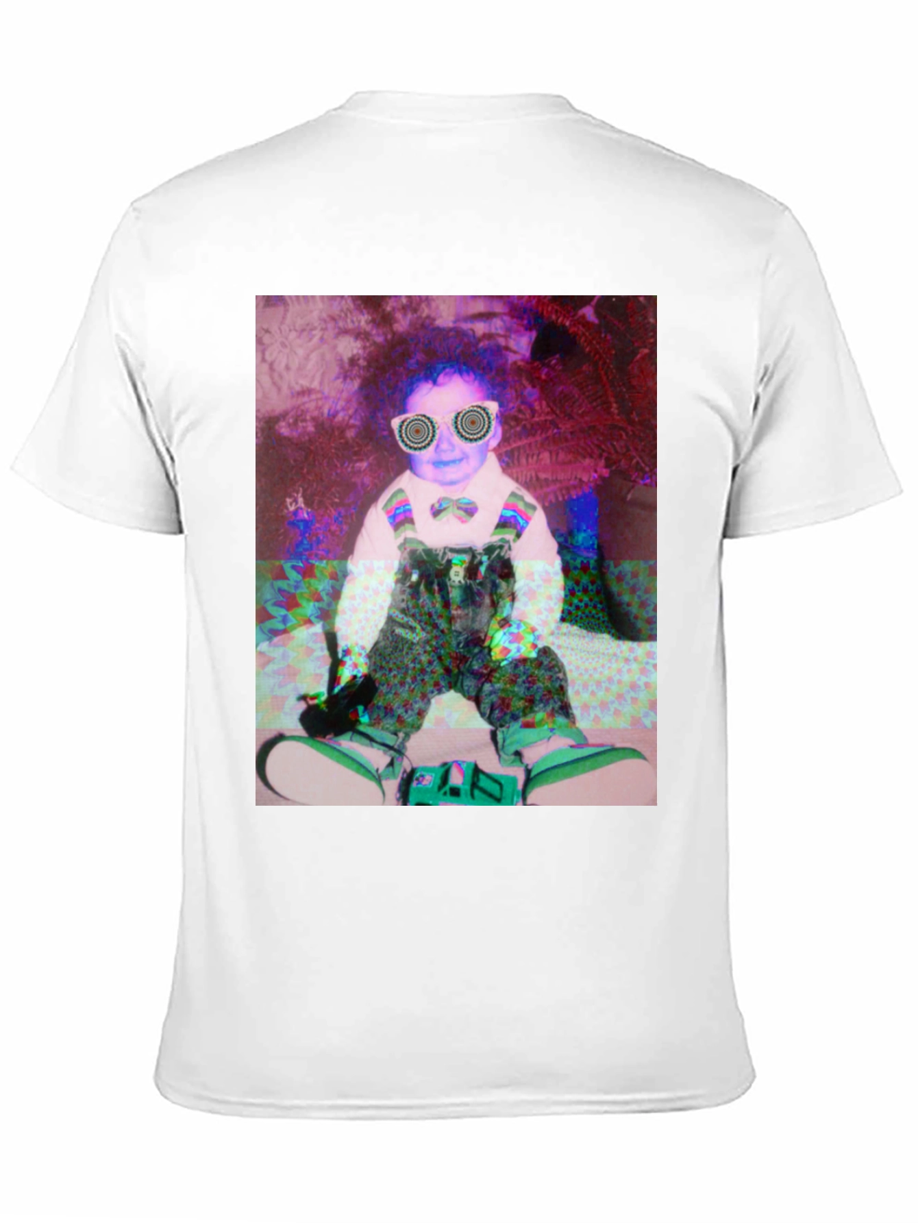 Black Psychedelic Baby Graphic Tee view 11