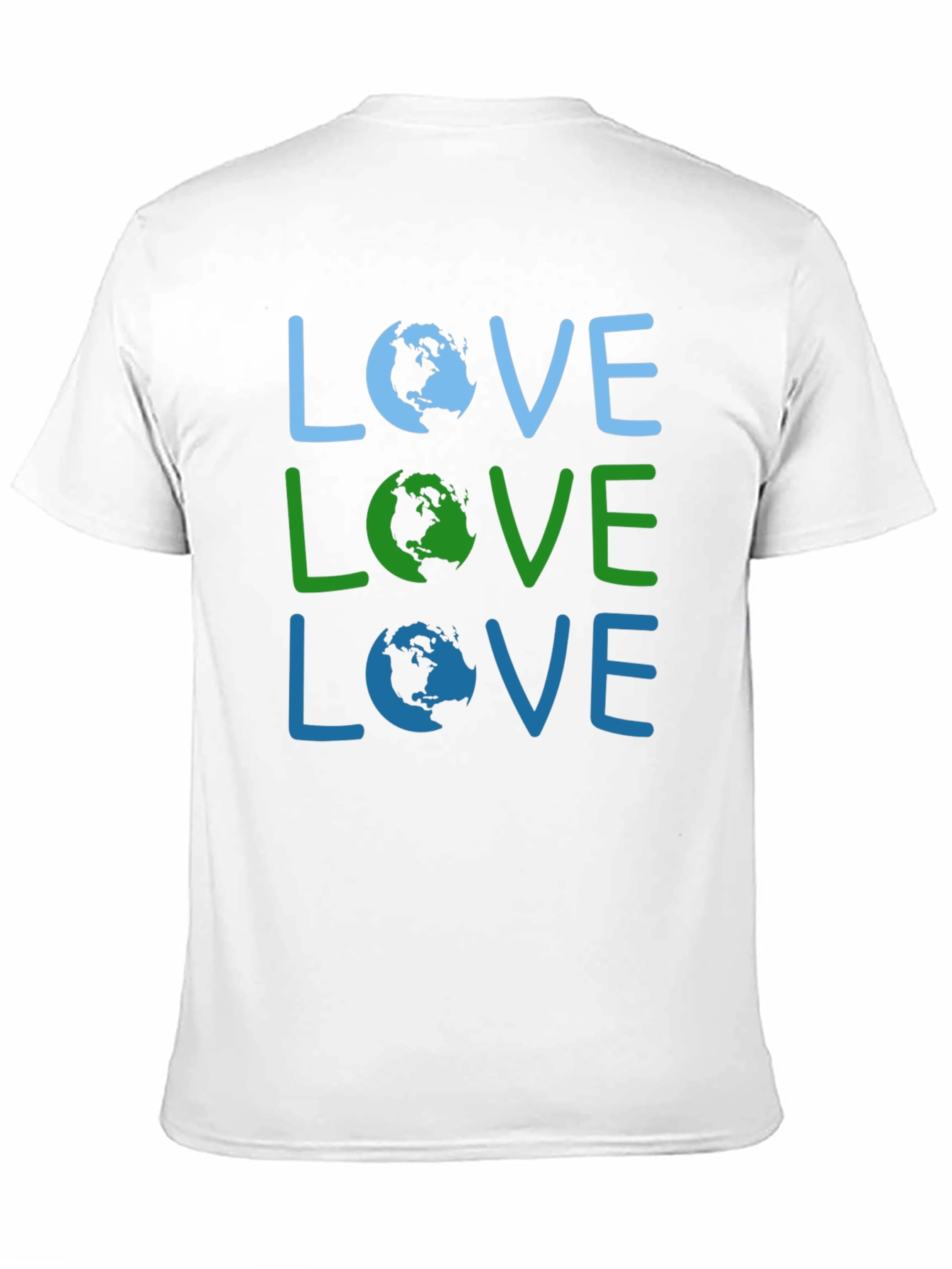 Black Love Earth Graphic Tee - Environmental Awareness Shirt view 11