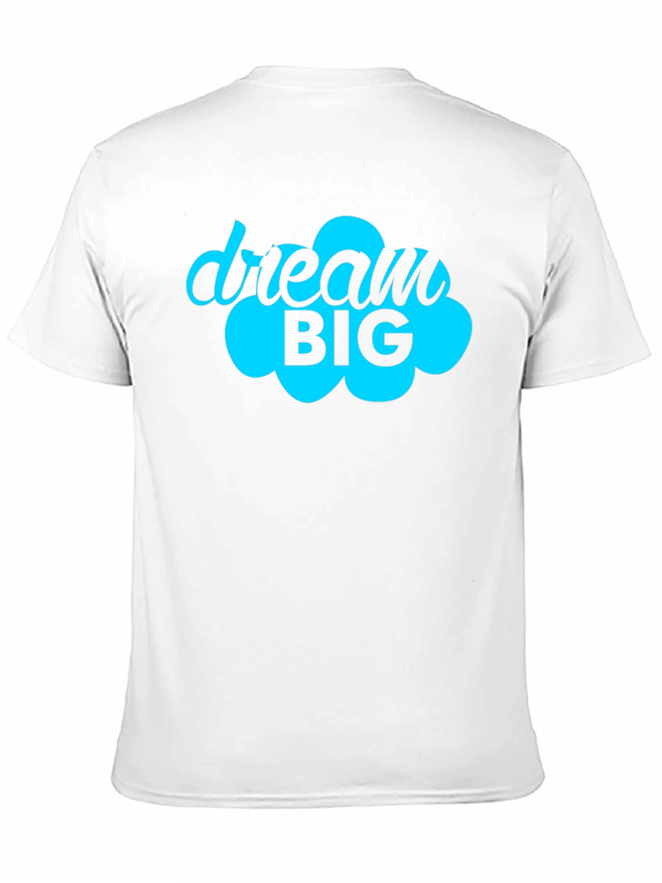 Black Dream Big Graphic Tee - Motivational Black T-Shirt view 11
