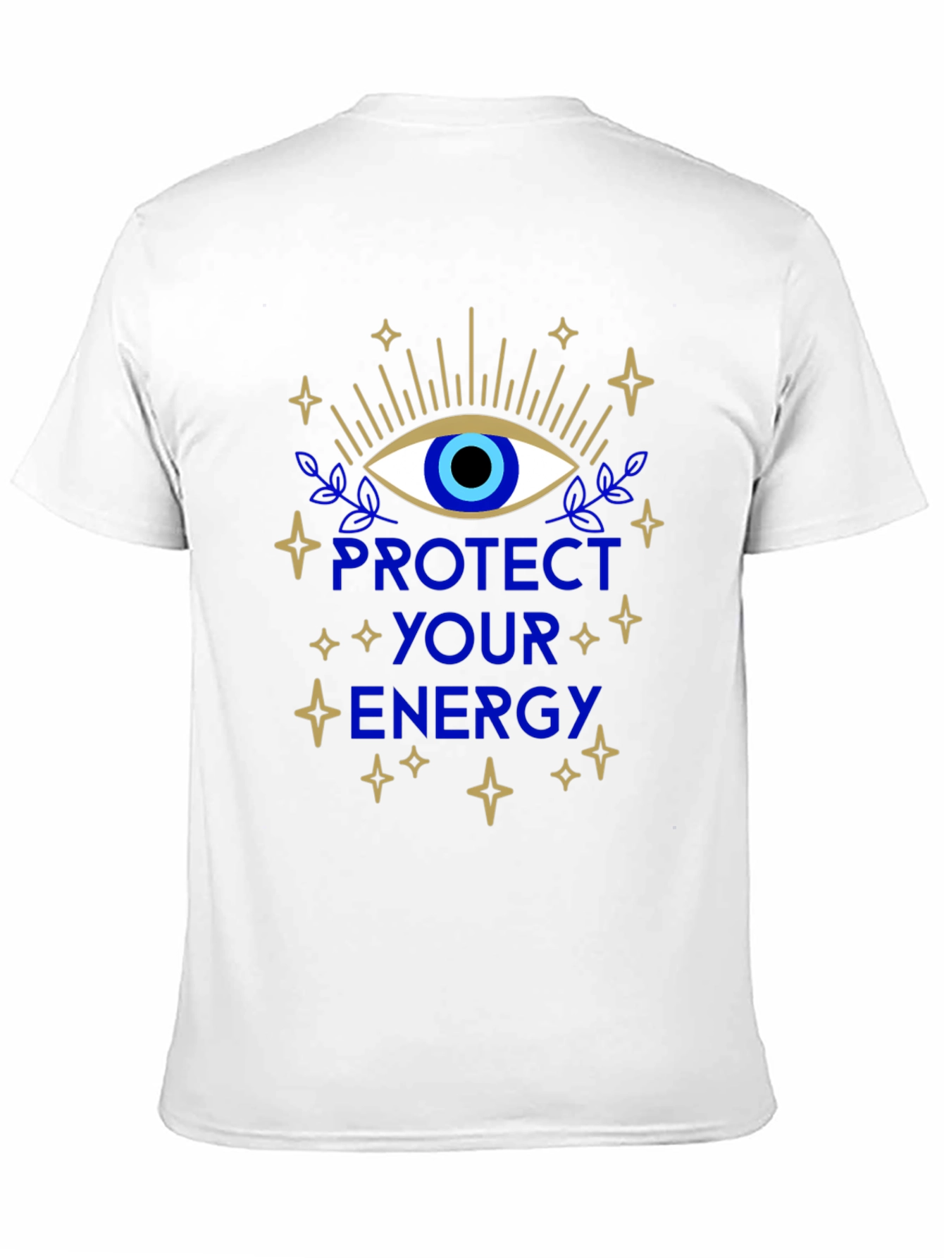 Black Protect Your Energy Graphic T-Shirt view 11