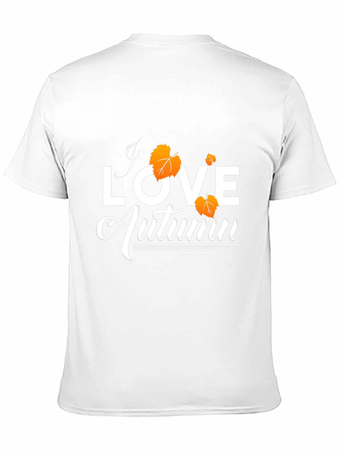 Black I Love Autumn Black Graphic Tee view 11