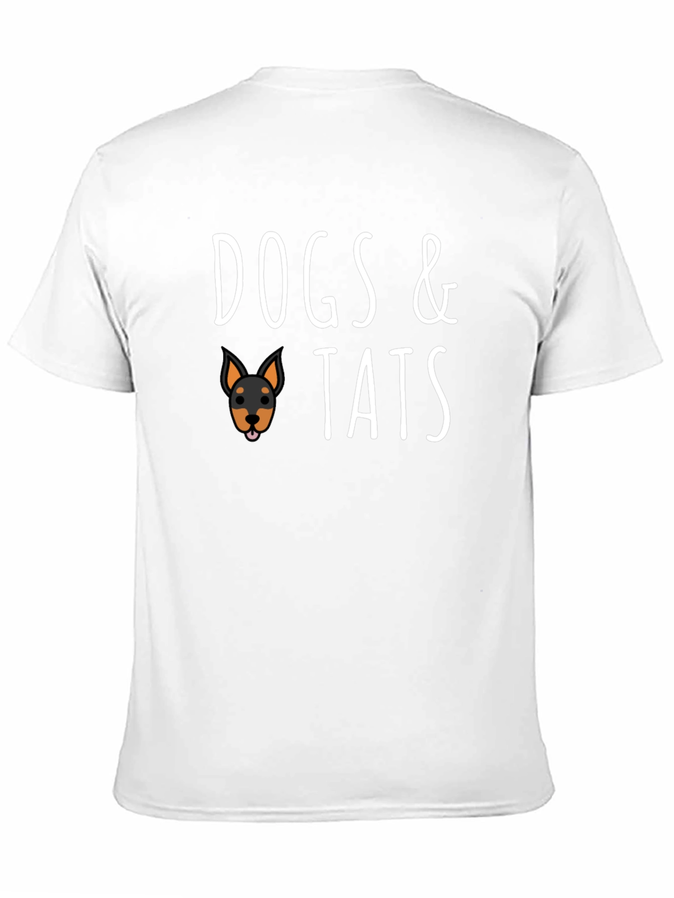 Black Dogs & Tats Black Graphic T-Shirt view 11