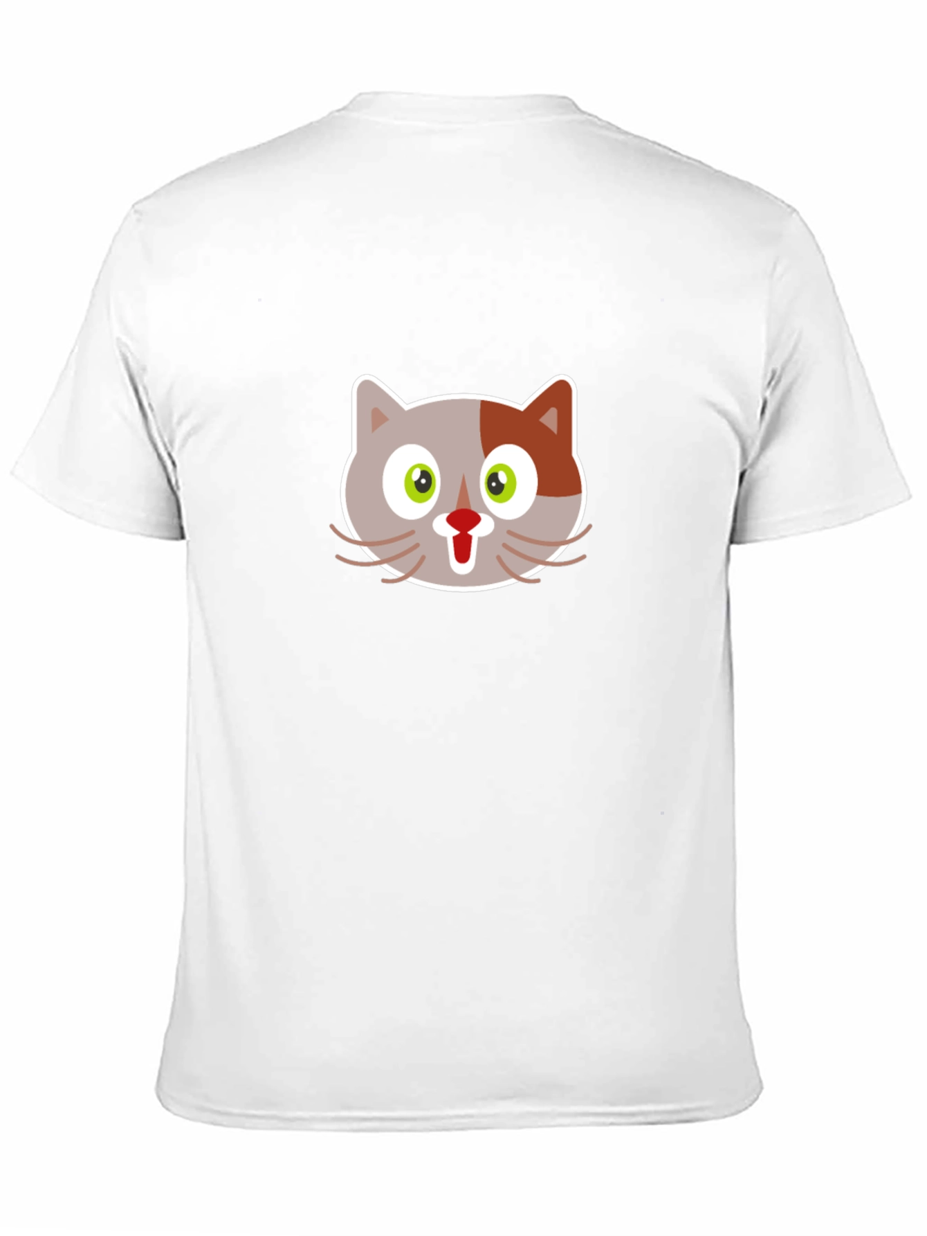 Black Cartoon Cat Graphic Tee - Black view 11