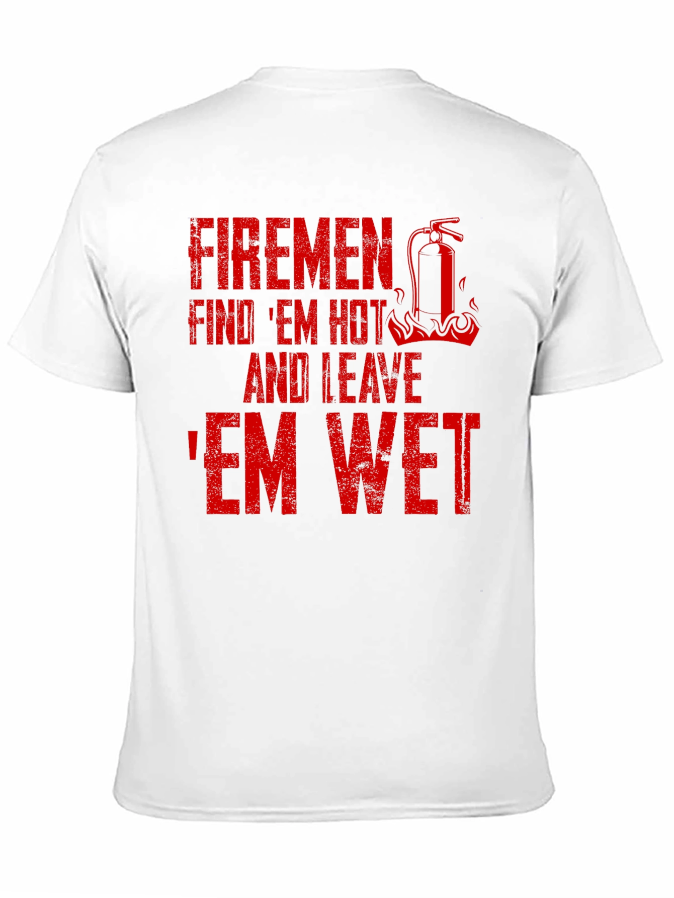 Black Firemen Find 'Em Hot Tee view 11