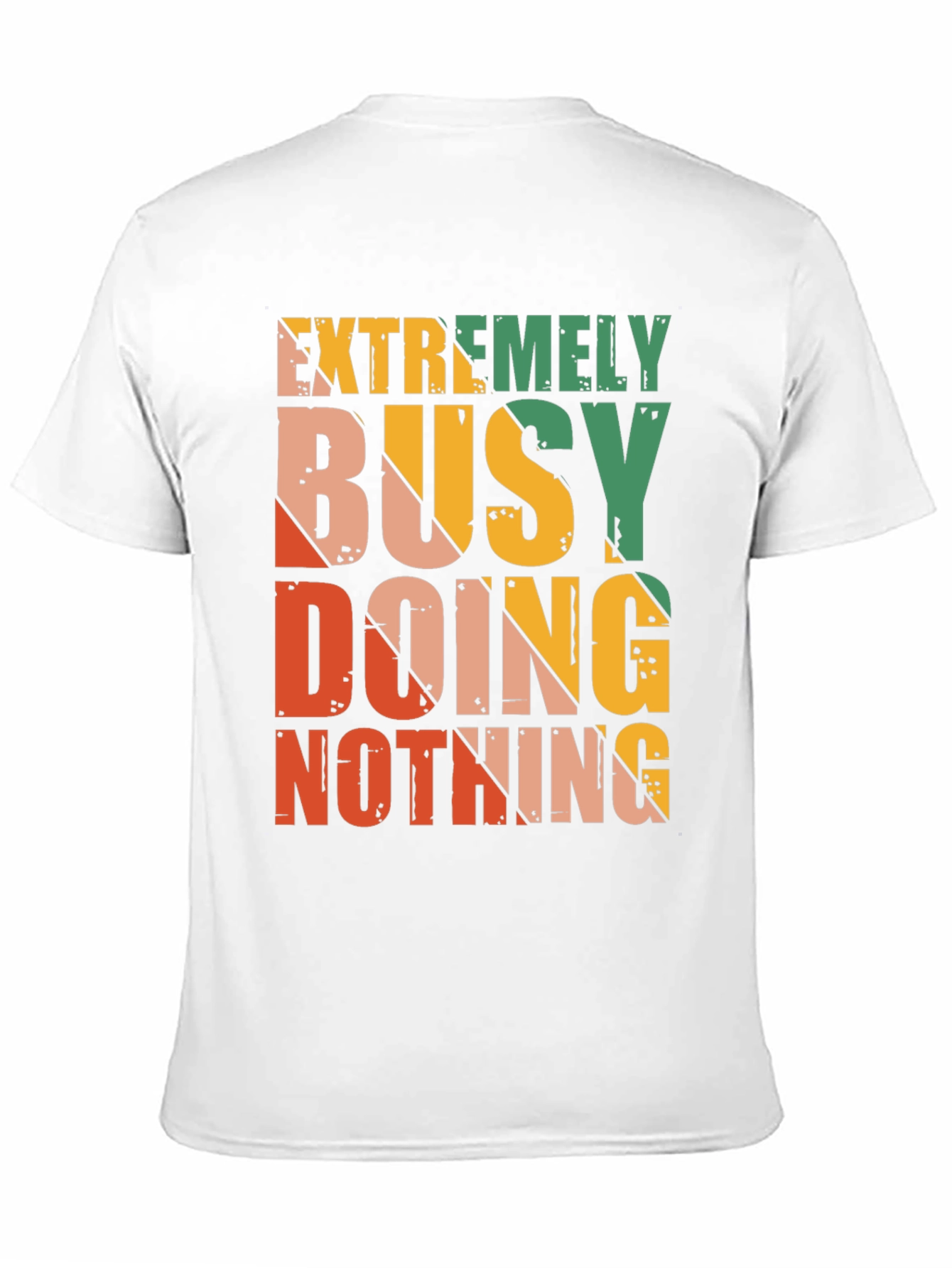 Black Extremely Busy Doing Nothing Graphic Tee view 11