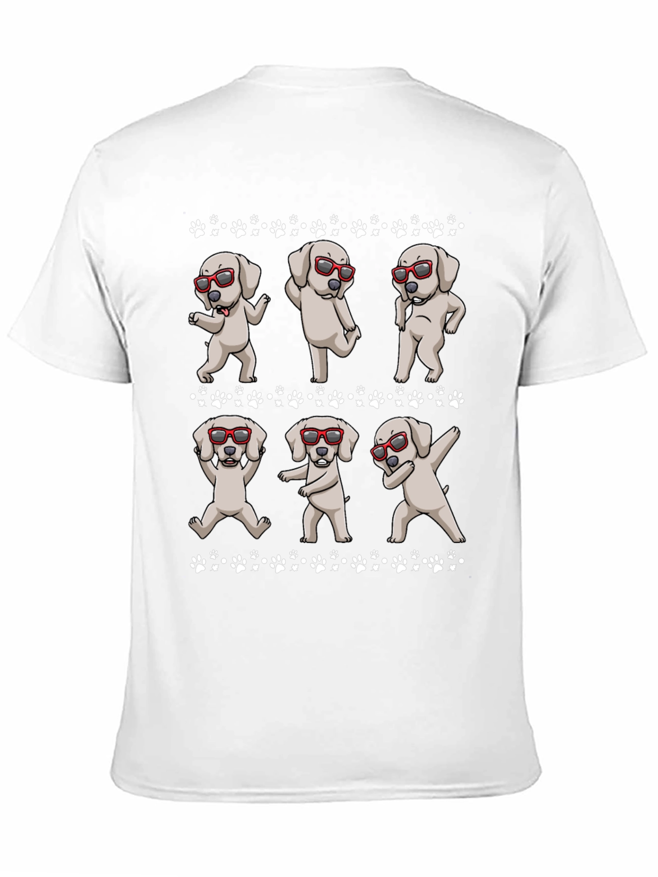 Black Dabbing Dog T-Shirt - Trendy & Fun! view 11