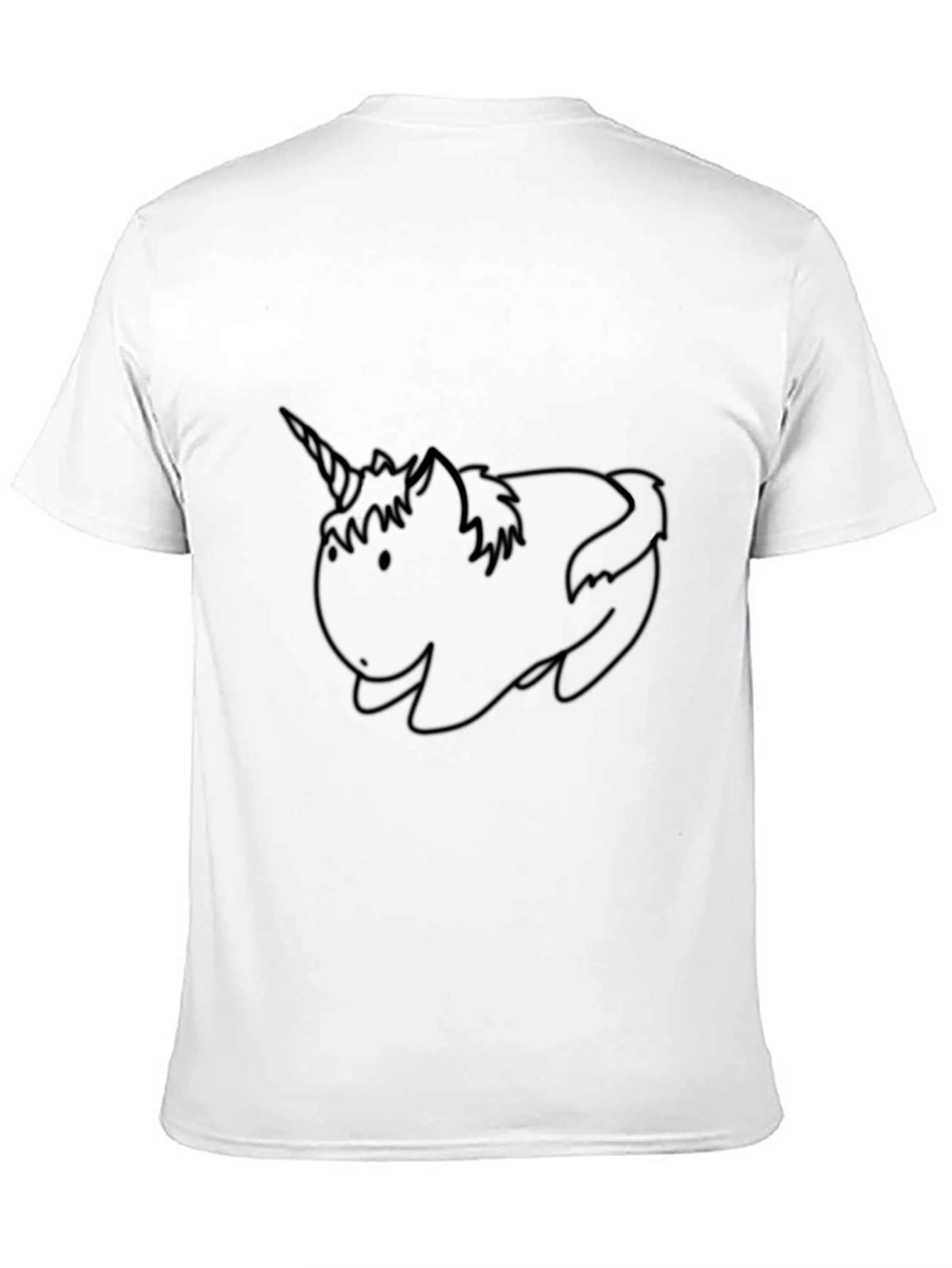 Black Unicorn Graphic Tee - Black Cotton Comfort view 11