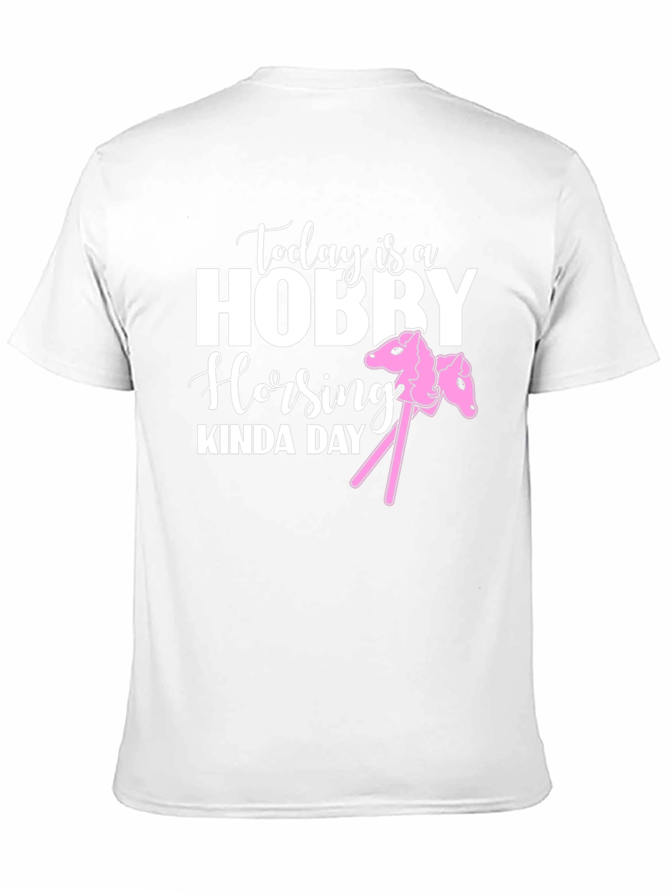 Black Hobby Horsing Kinda Day Graphic Tee view 11