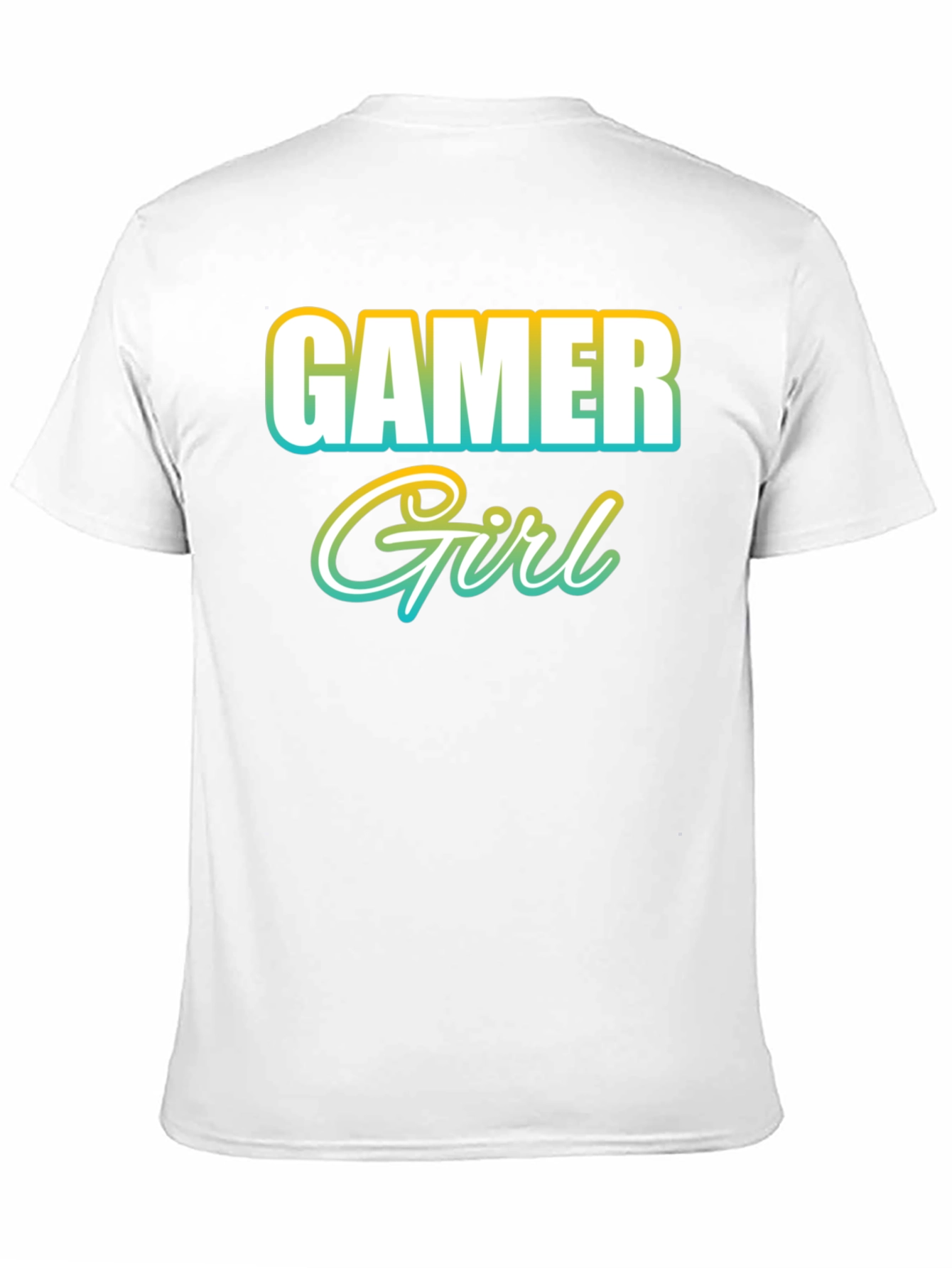 Black Gamer Girl T-Shirt - Black view 11
