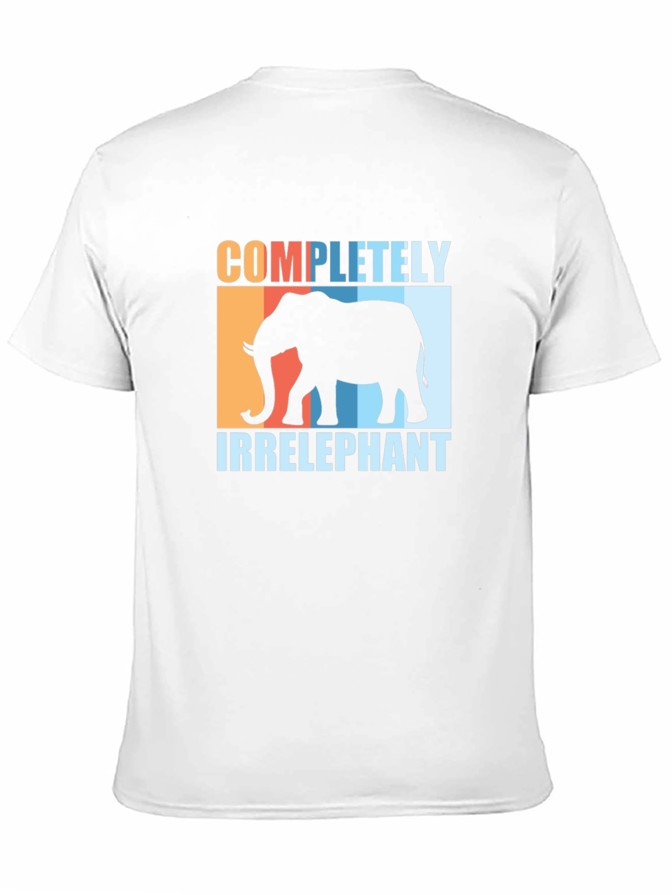 Black Irrelephant T-Shirt - Funny Elephant Graphic Tee view 11