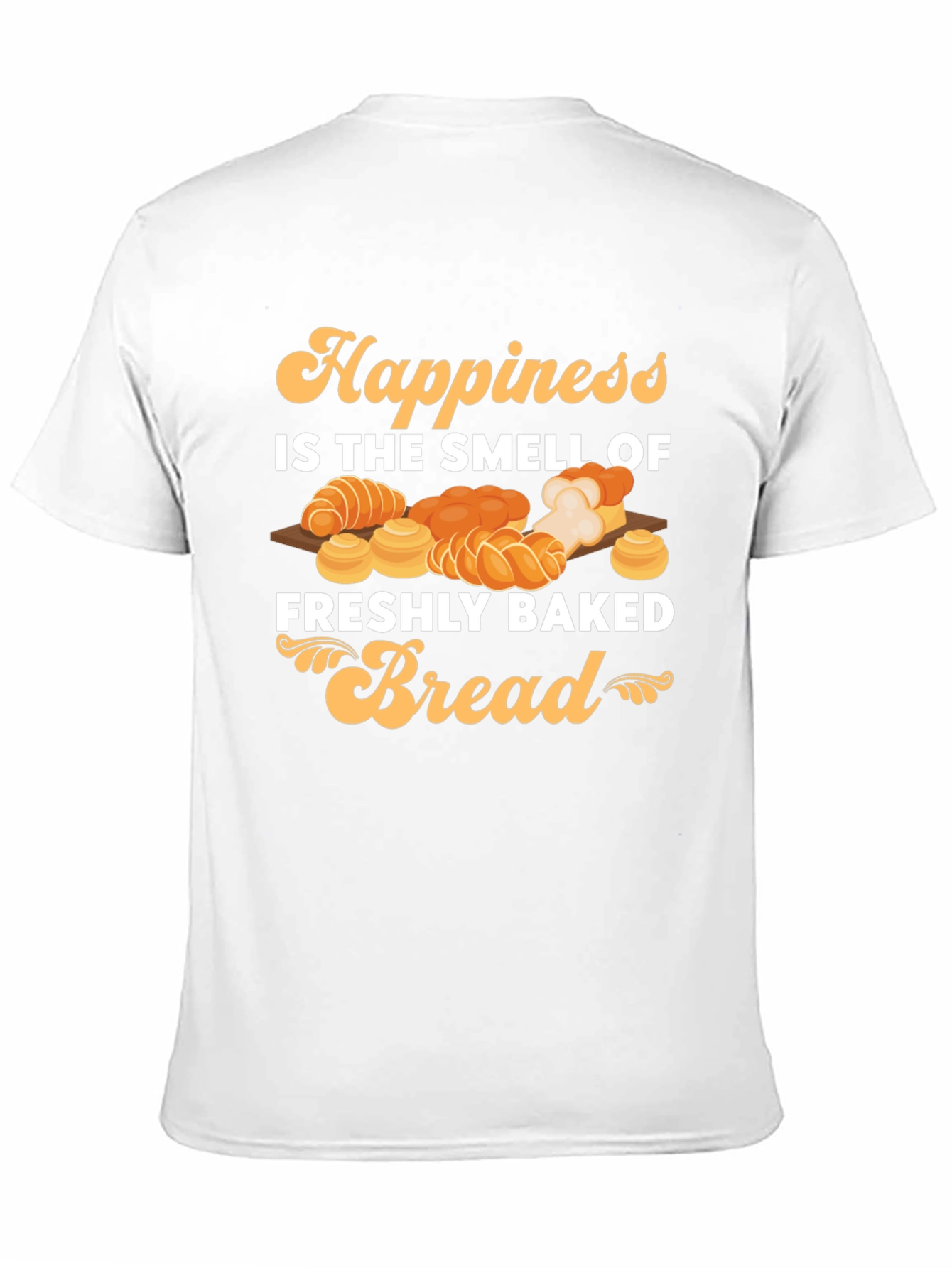 Black Happiness Freshly Baked Bread T-Shirt view 11