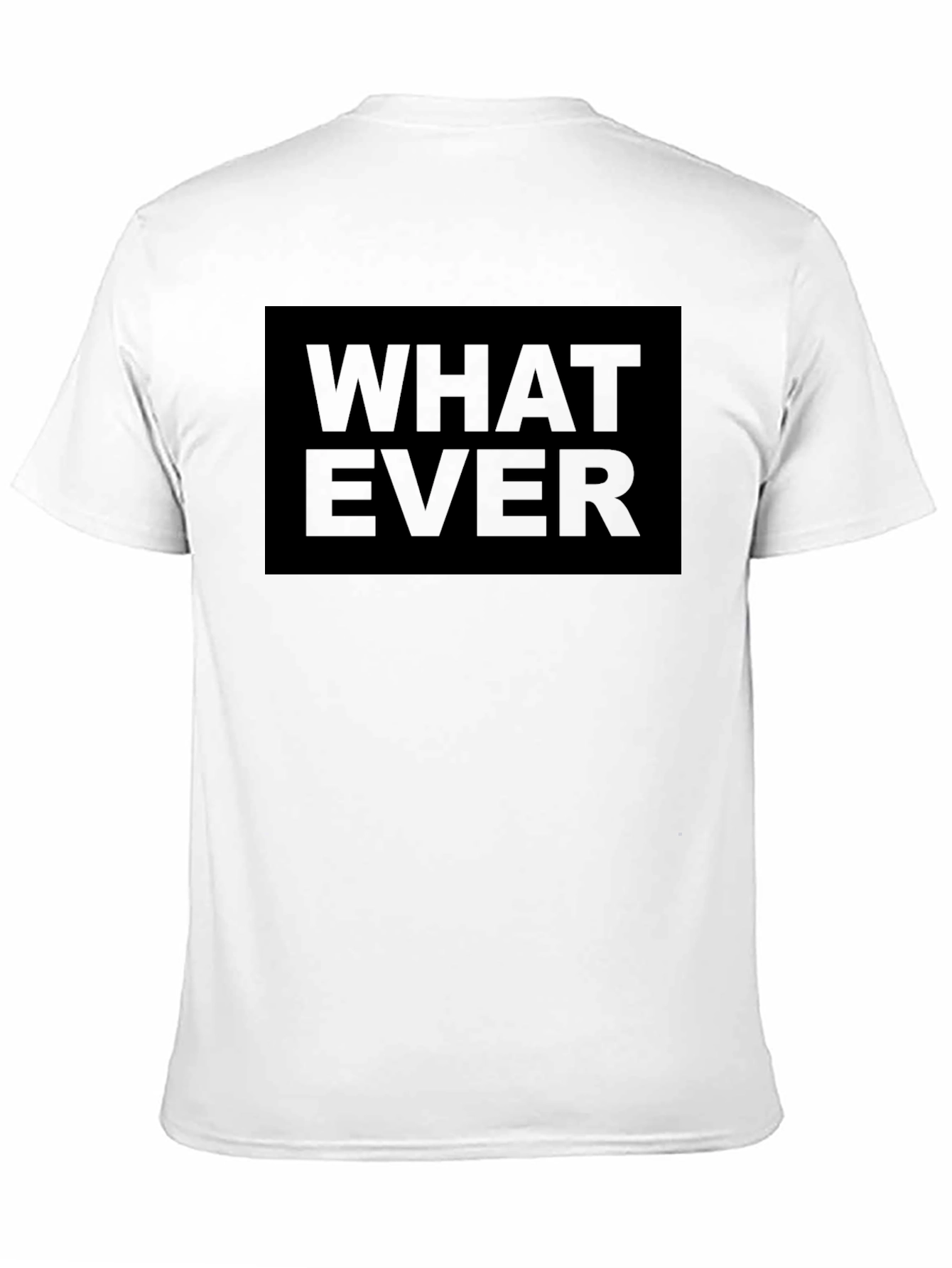 Black Whatever Graphic Tee - Unisex Casual Style view 11