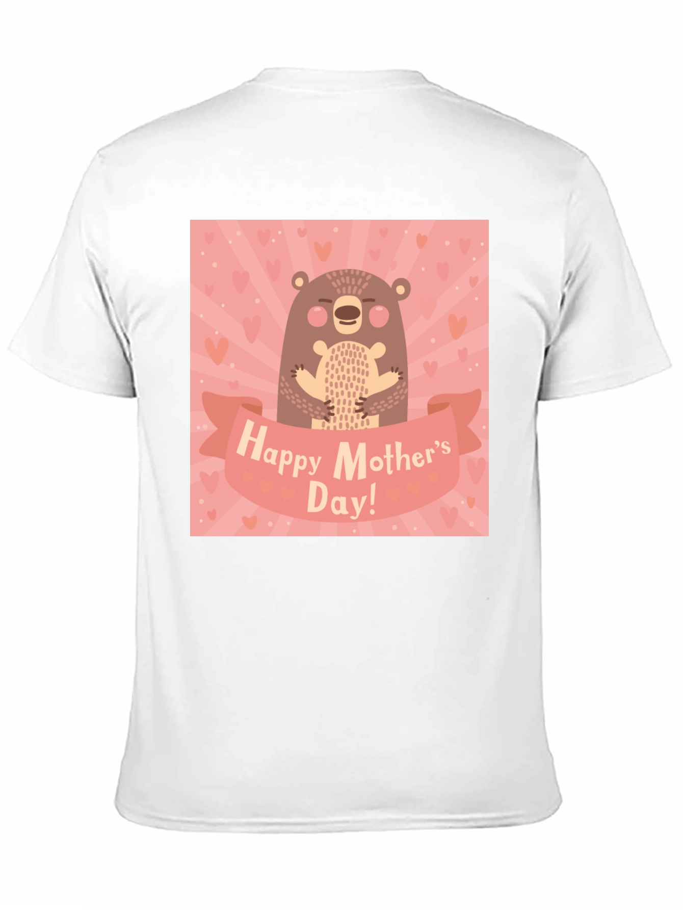 Black Happy Mother's Day Bear Graphic Tee view 11