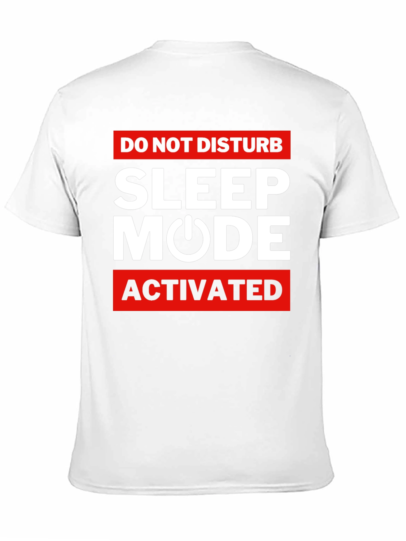 Black Sleep Mode Activated T-Shirt view 11