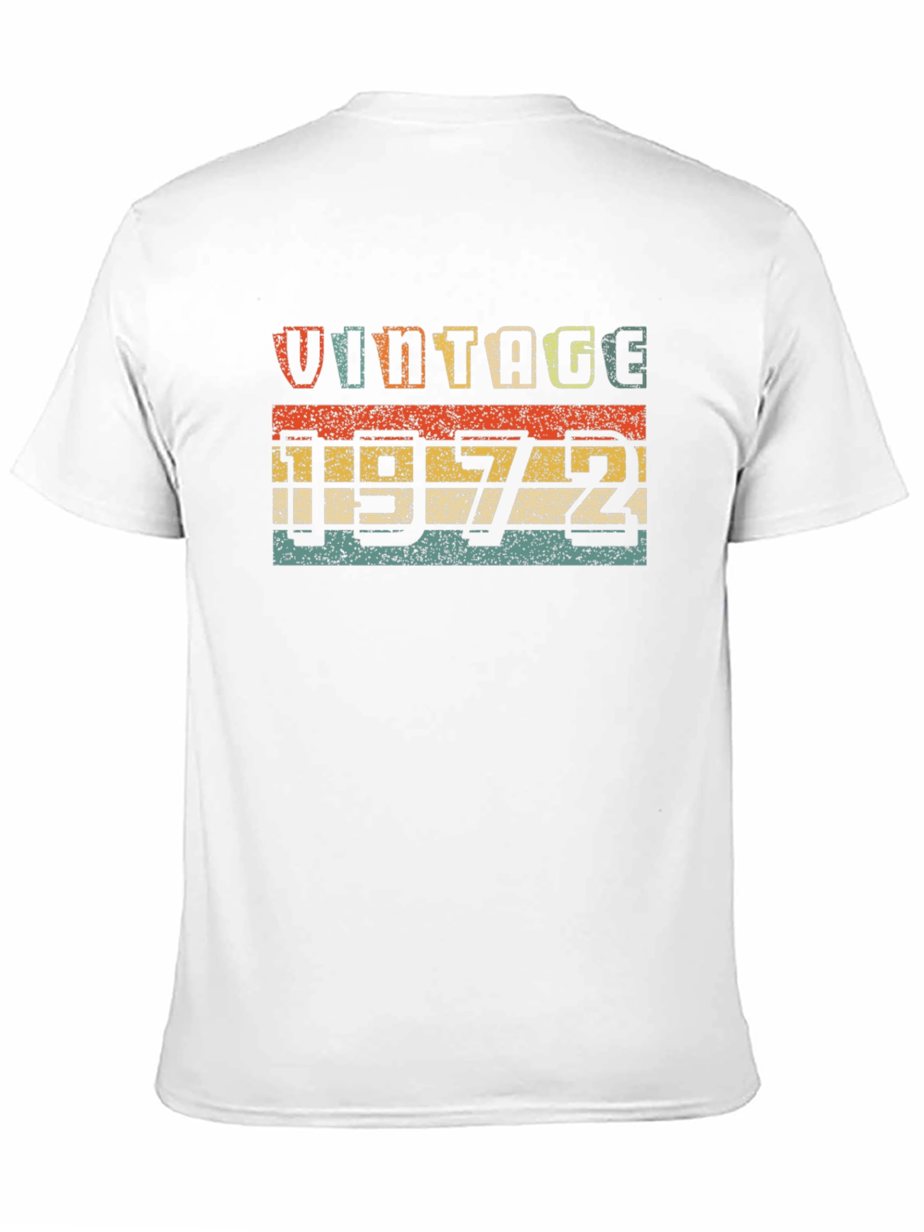 Black Vintage 1972 T-Shirt - Retro Birthday Gift view 11
