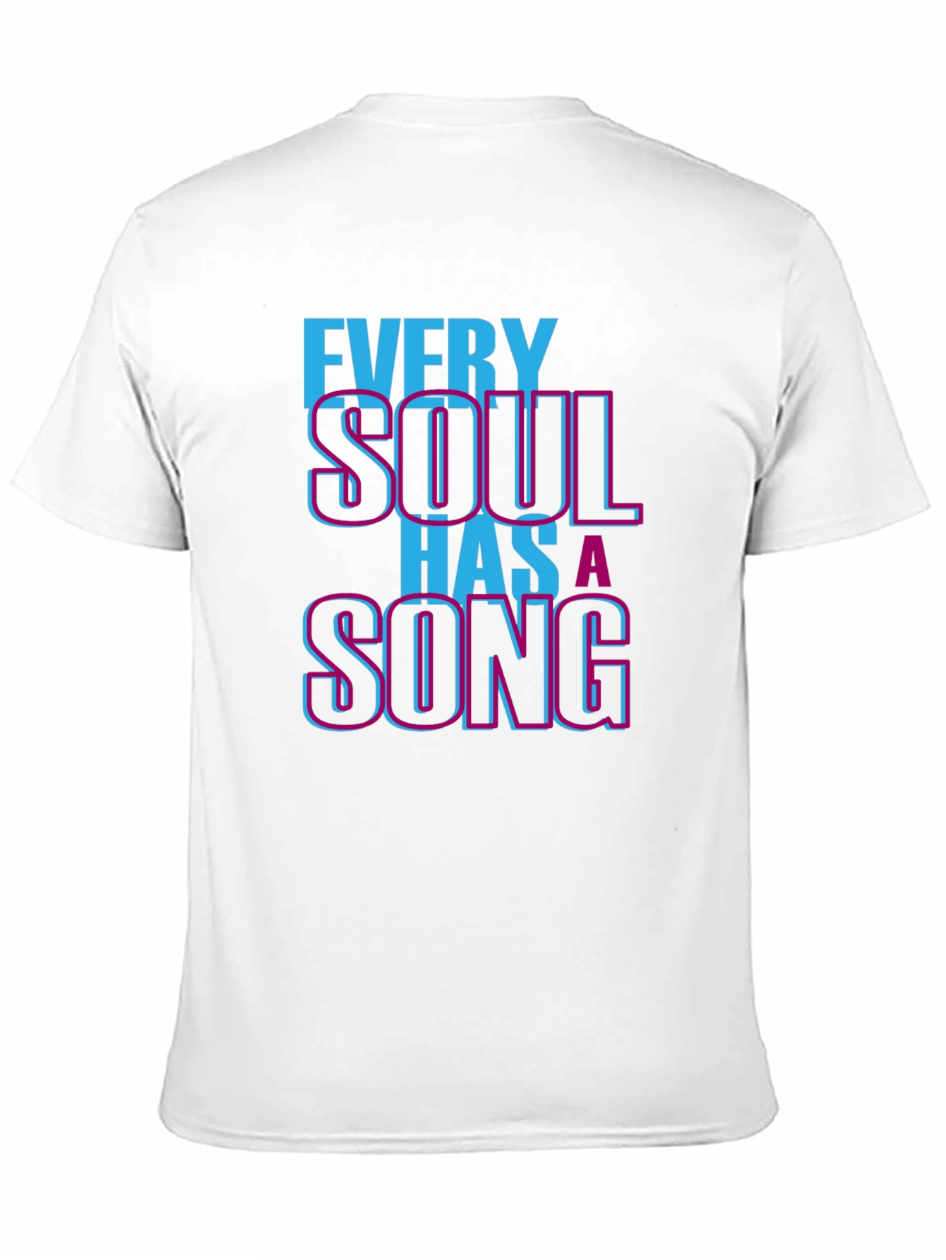 Black Every Soul Has a Song Graphic T-Shirt view 11