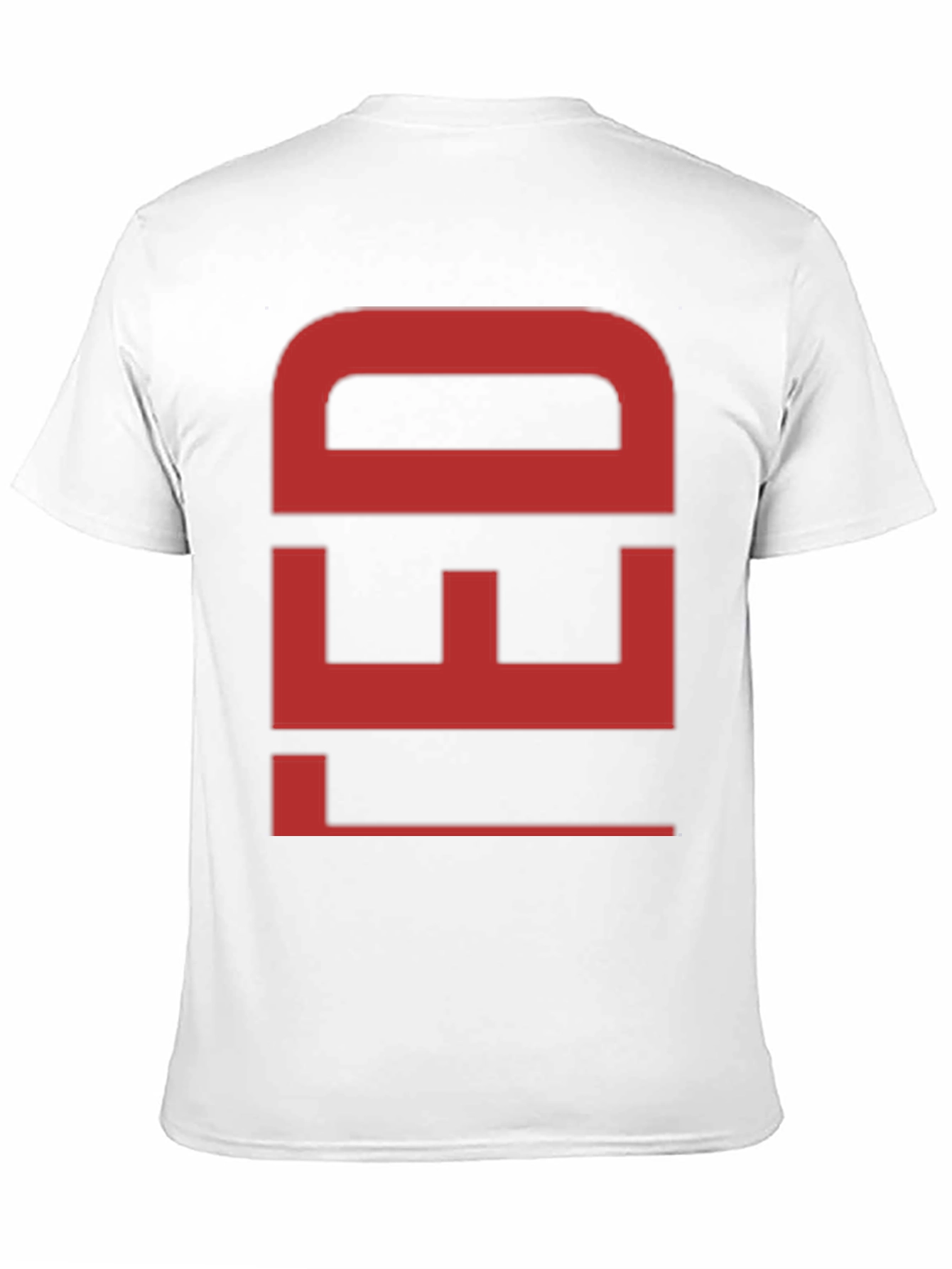 Black Bold Red Graphic Print Black Cotton T-Shirt view 11