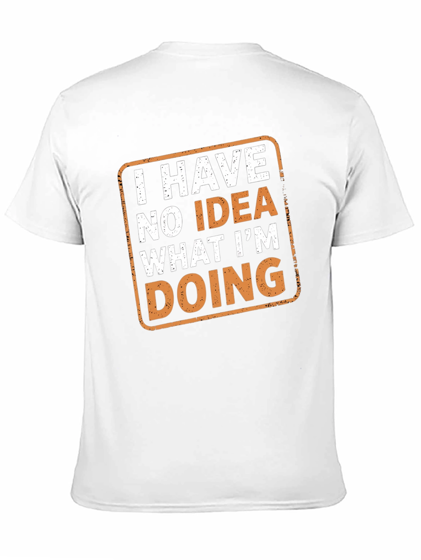 Black Funny "No Idea" Graphic T-Shirt view 11