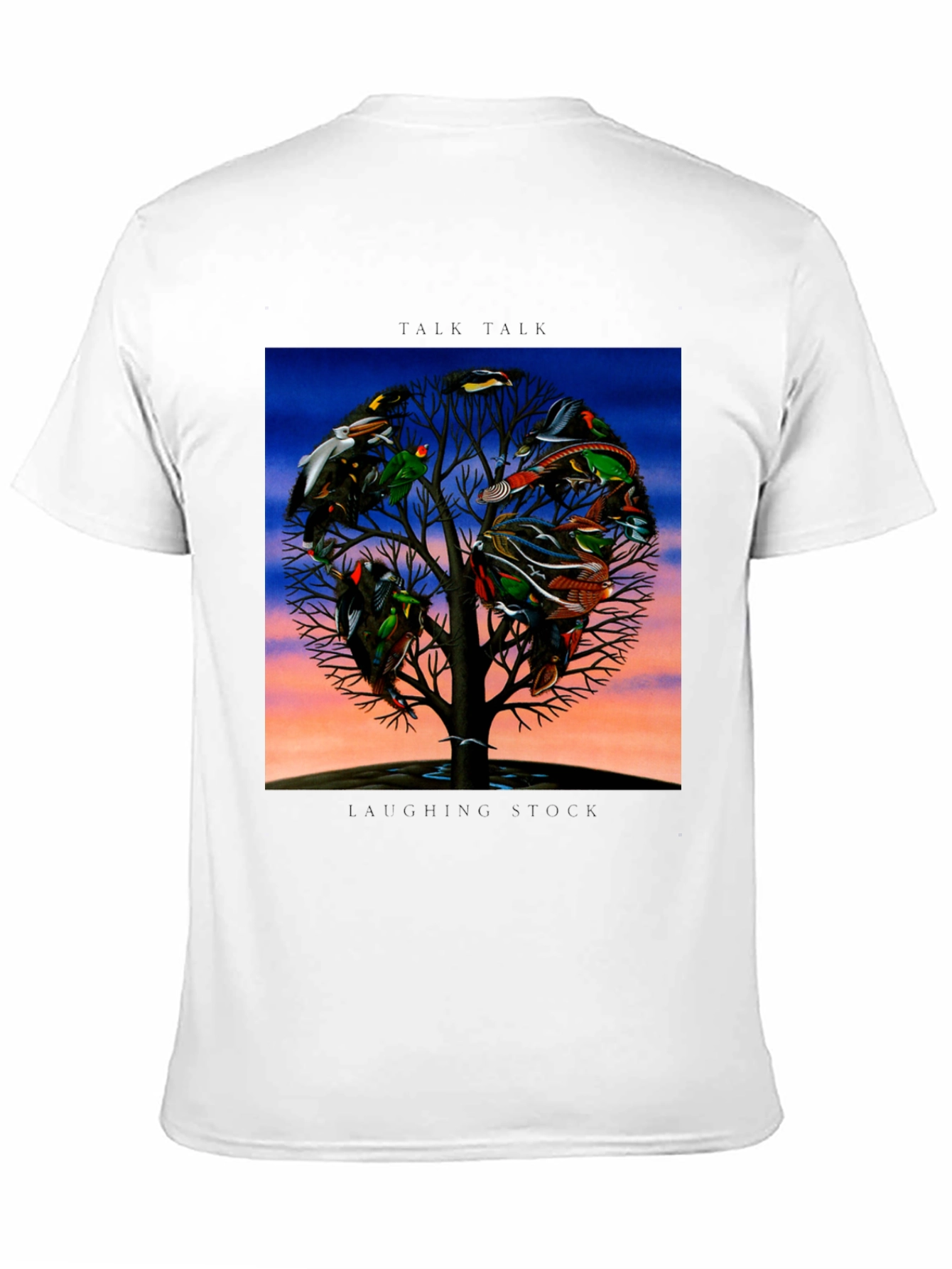 Black Bird Tree Graphic T-Shirt view 11