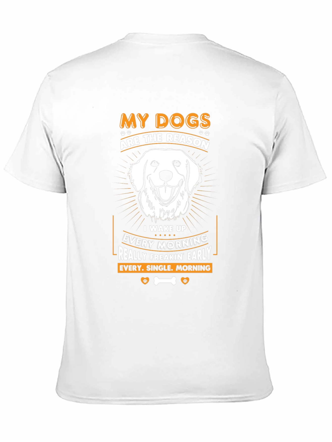 Black Dog Lover T-Shirt: "My Dogs are the Reason" view 11