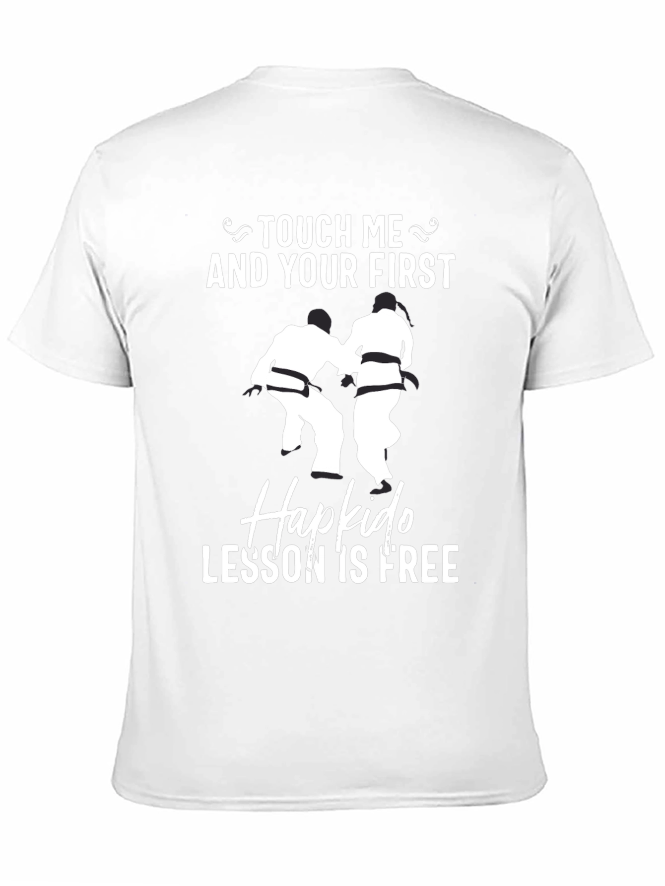 Black Hapkido Lesson Funny Graphic Tee view 11