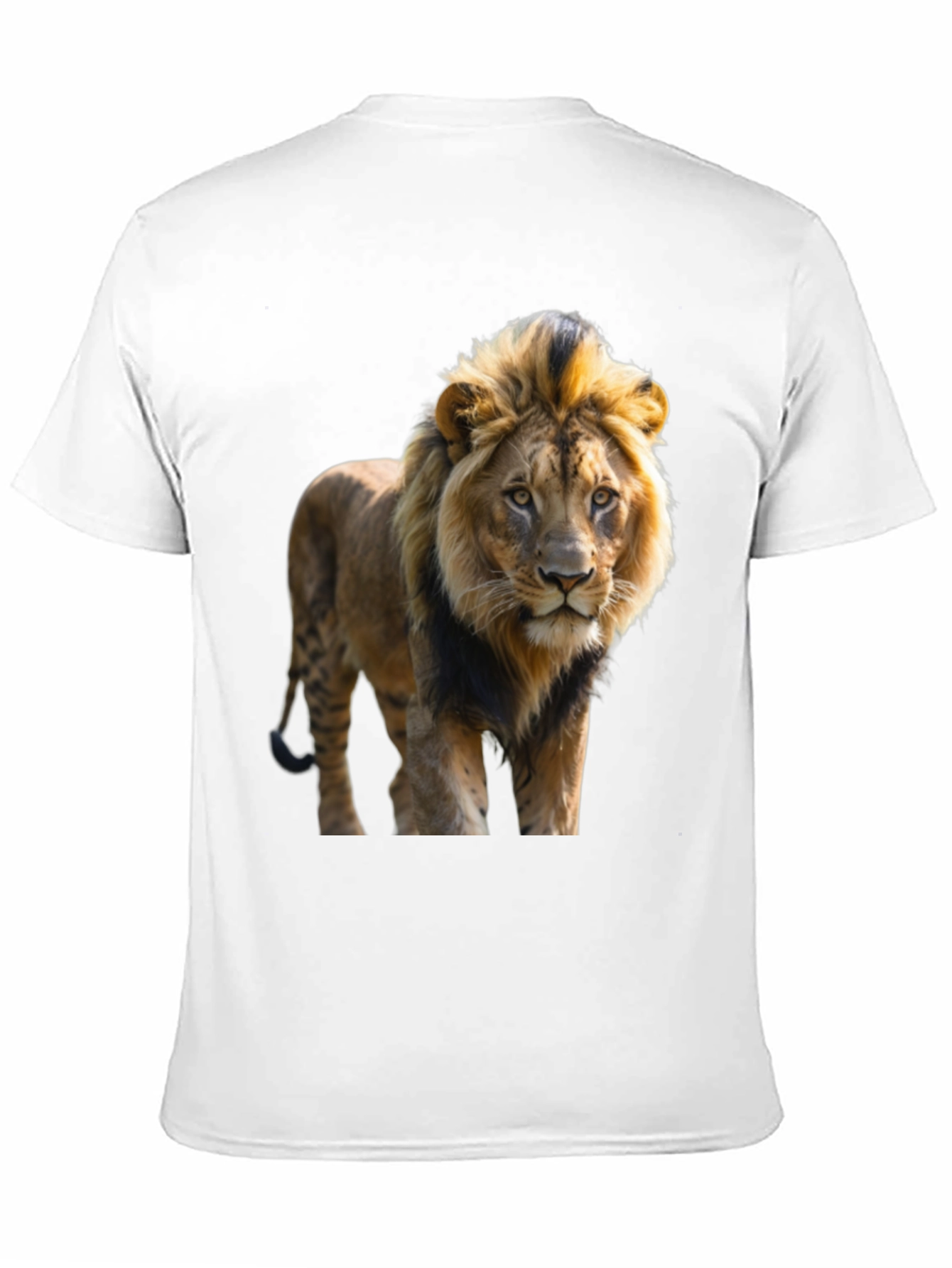 Black Lion Graphic Tee - Men's Black T-Shirt view 11