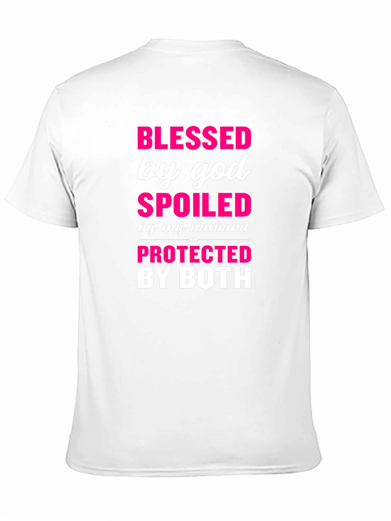 Black Blessed Spoiled Protected Graphic Tee view 11