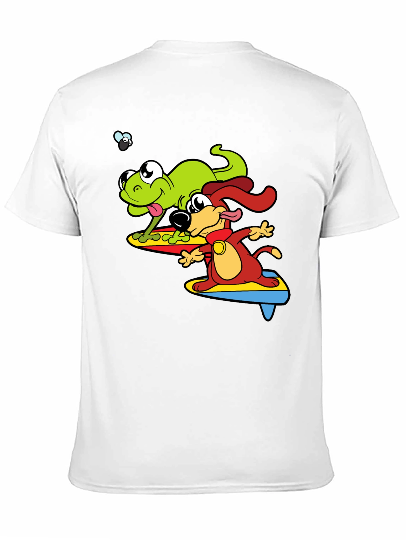 Black Surf's Up! Frog & Dog Graphic Tee view 11