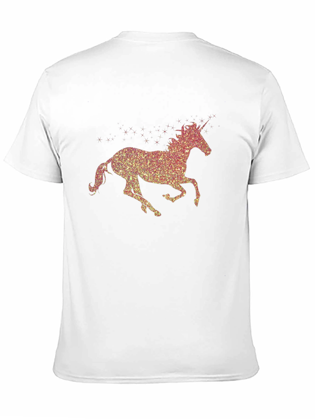 Black Unicorn Sparkle T-Shirt - Men's Black Tee view 11