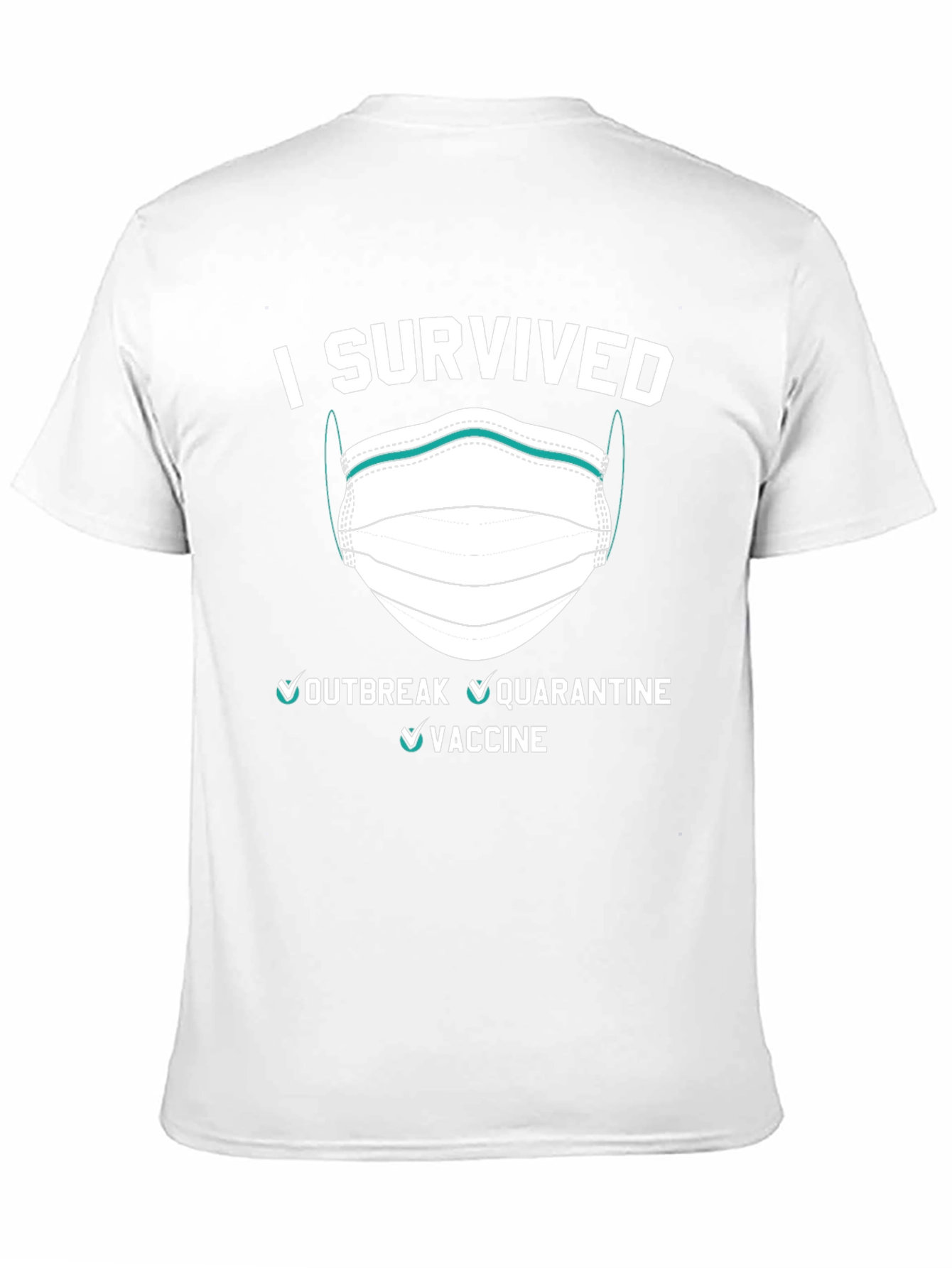 Black I Survived Pandemic T-Shirt view 11