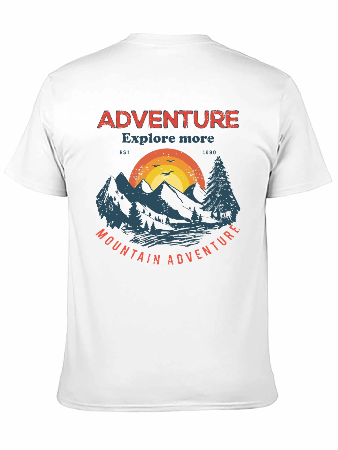 Black Adventure Mountain Graphic Tee view 11