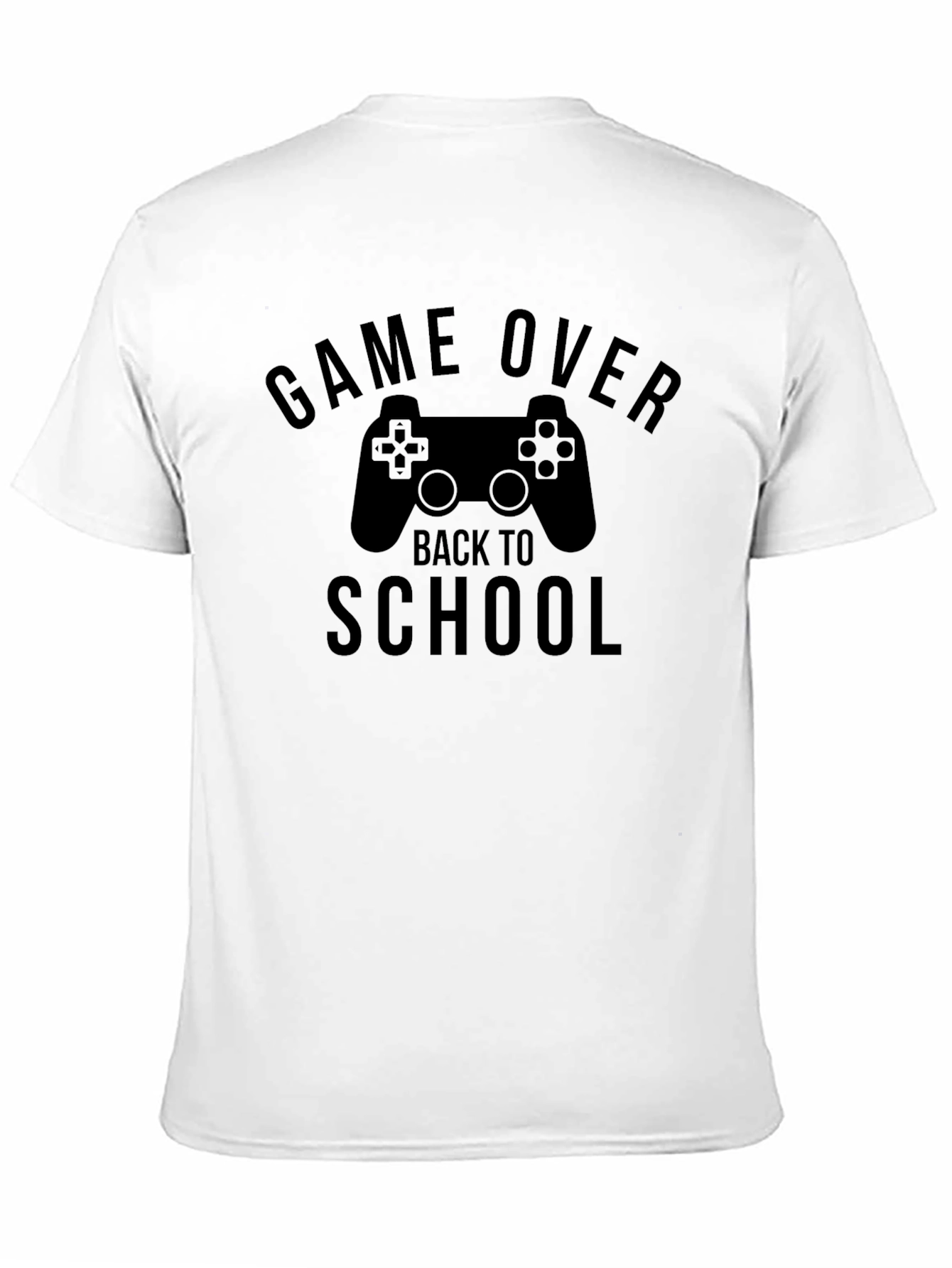Black Game Over Back to School T-Shirt view 11