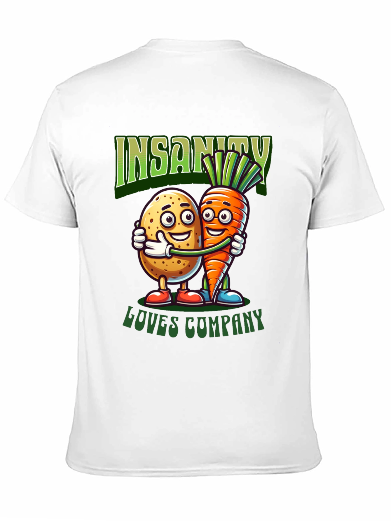 Black Insanity Loves Company Graphic Tee view 11