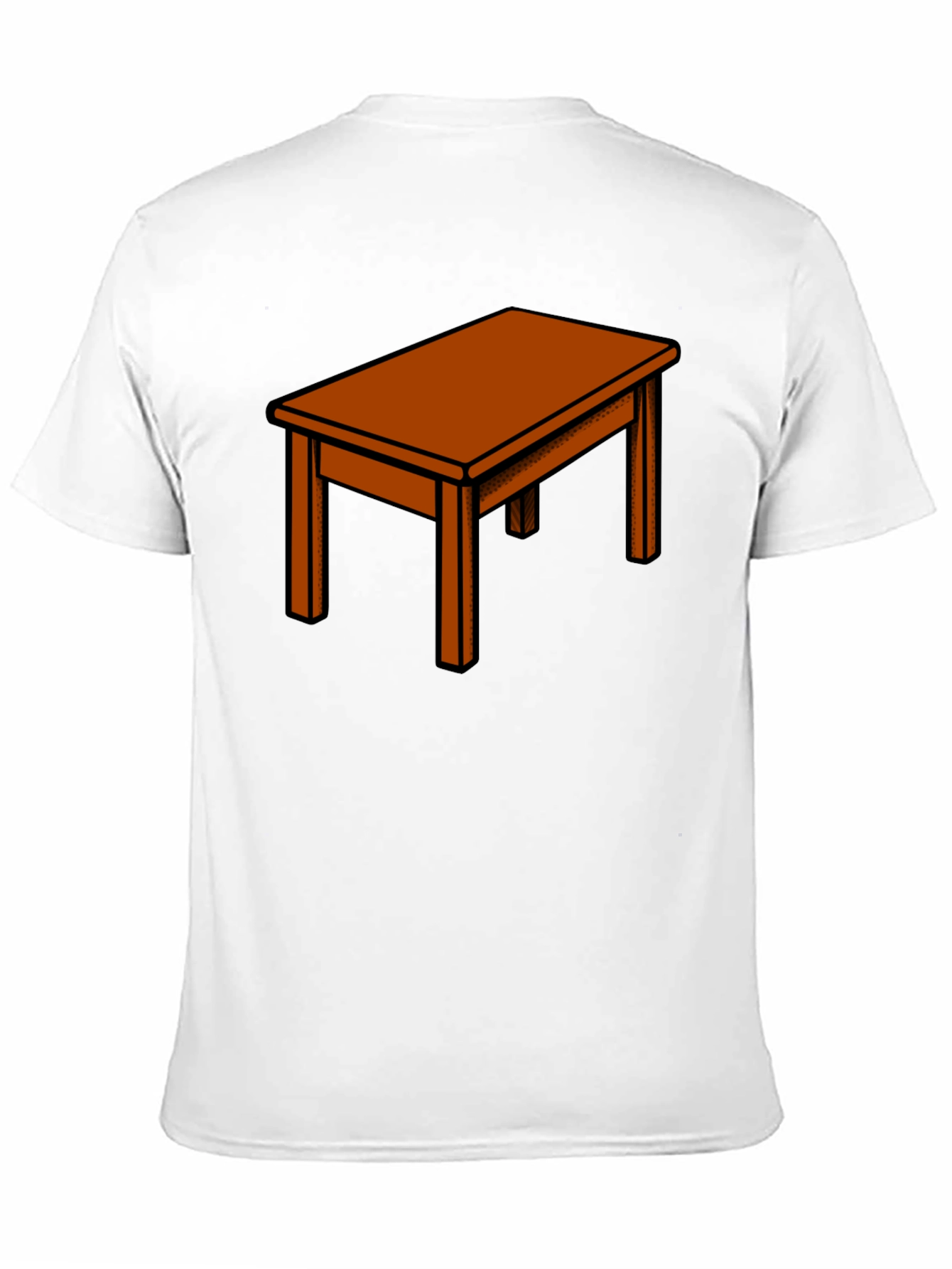 Black Table Graphic Tee - Unique Design view 11