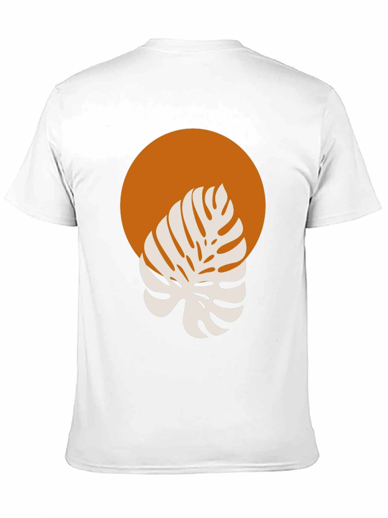 Black Monstera Graphic Tee - Modern Tropical Style view 11