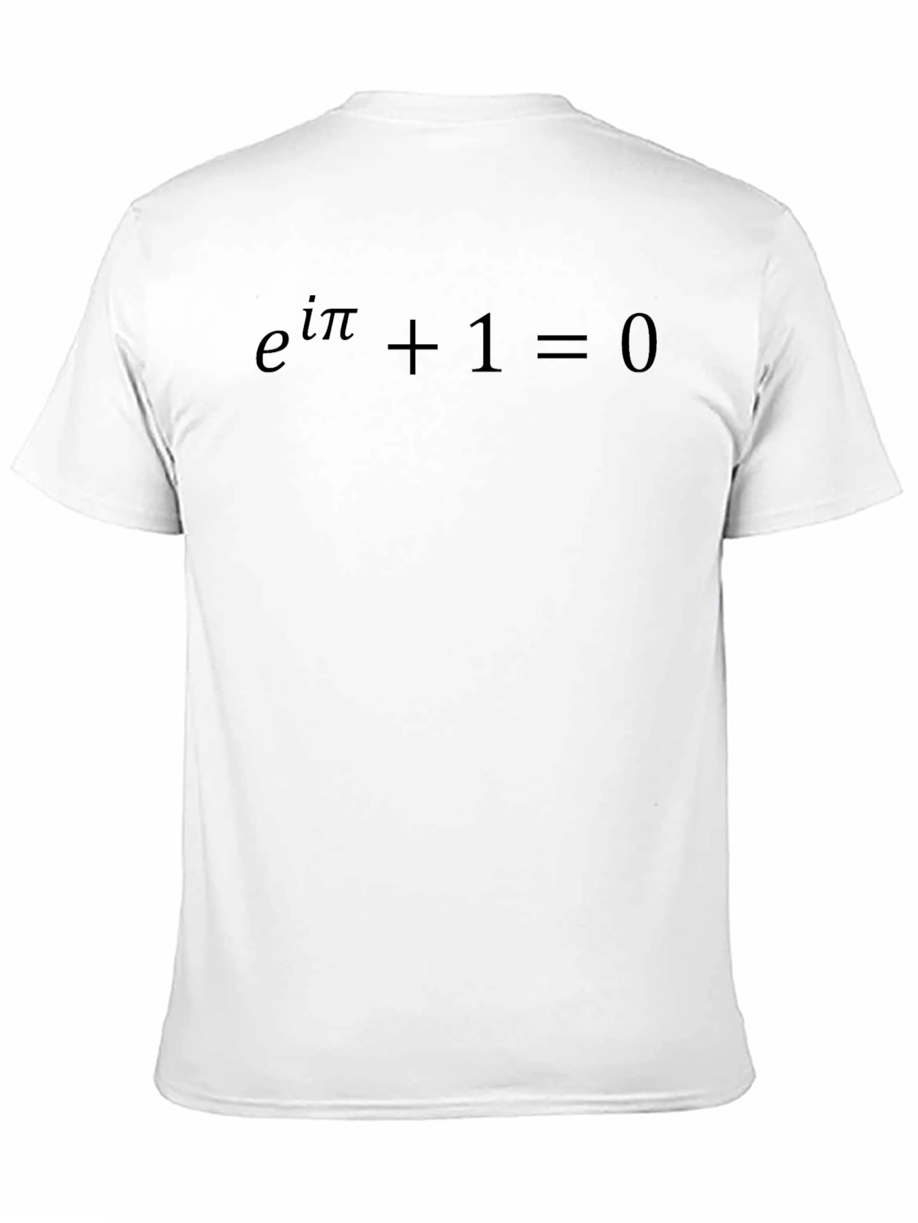 Black Euler's Identity T-Shirt - Math Equation Tee view 11
