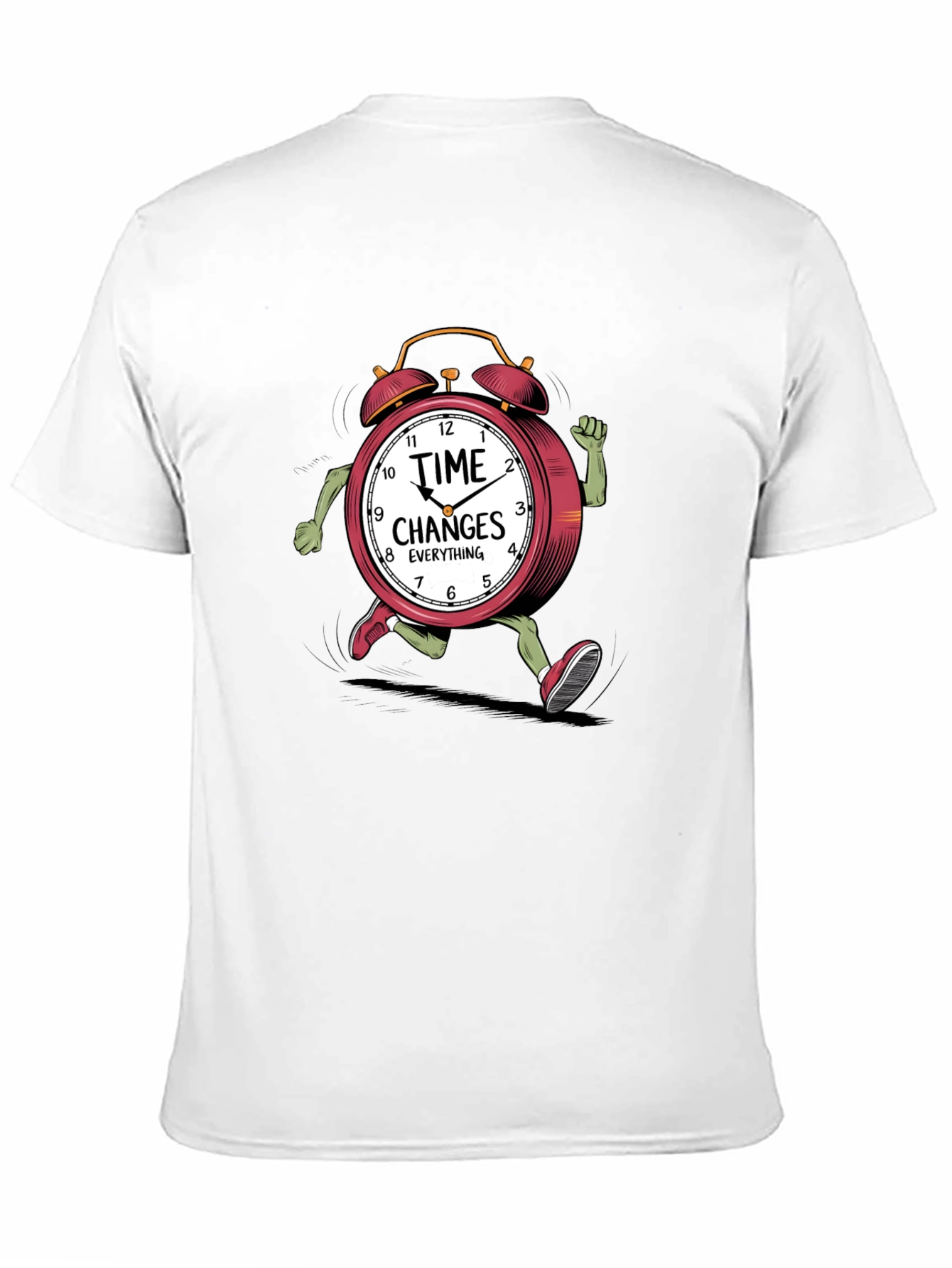 Black Time Changes Everything Graphic Tee view 11