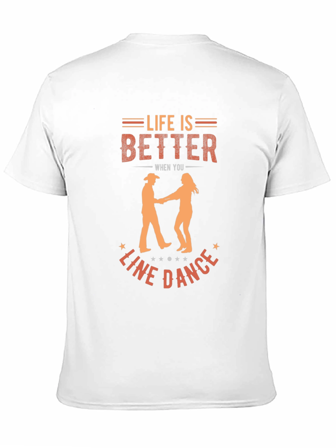 Black Line Dance T-Shirt - Life is Better Tee view 11