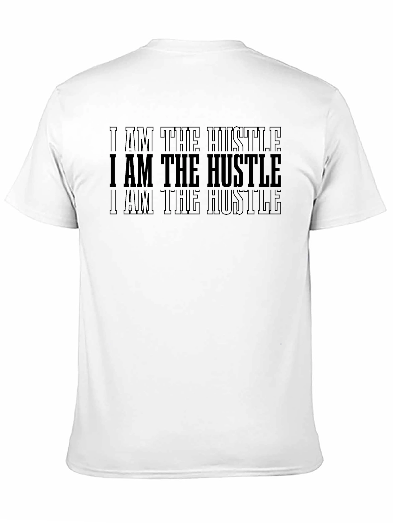 Black I AM THE HUSTLE Graphic Tee - Black view 11
