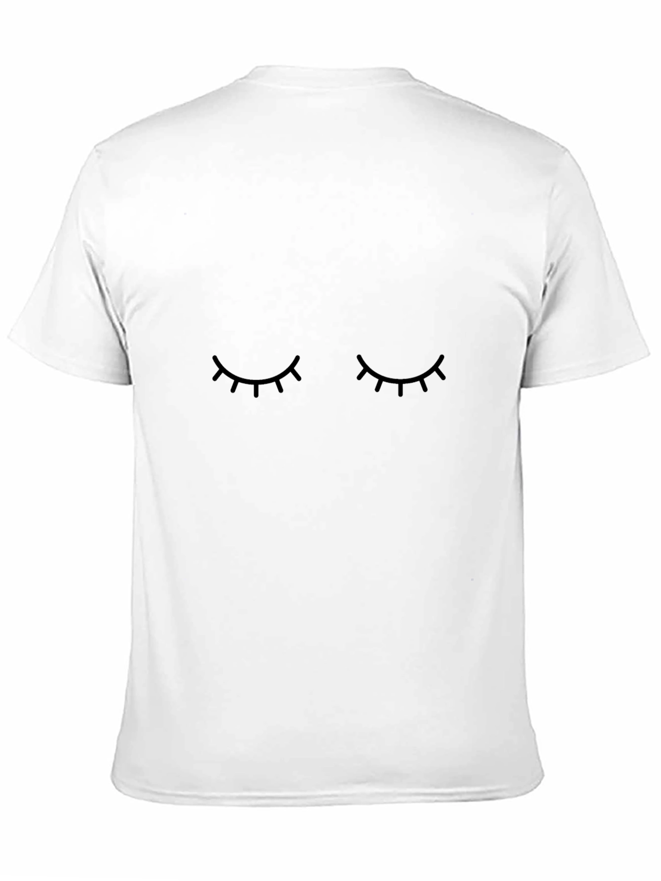 Black Sleepy Eyes Graphic Tee - Men's Black T-Shirt view 11
